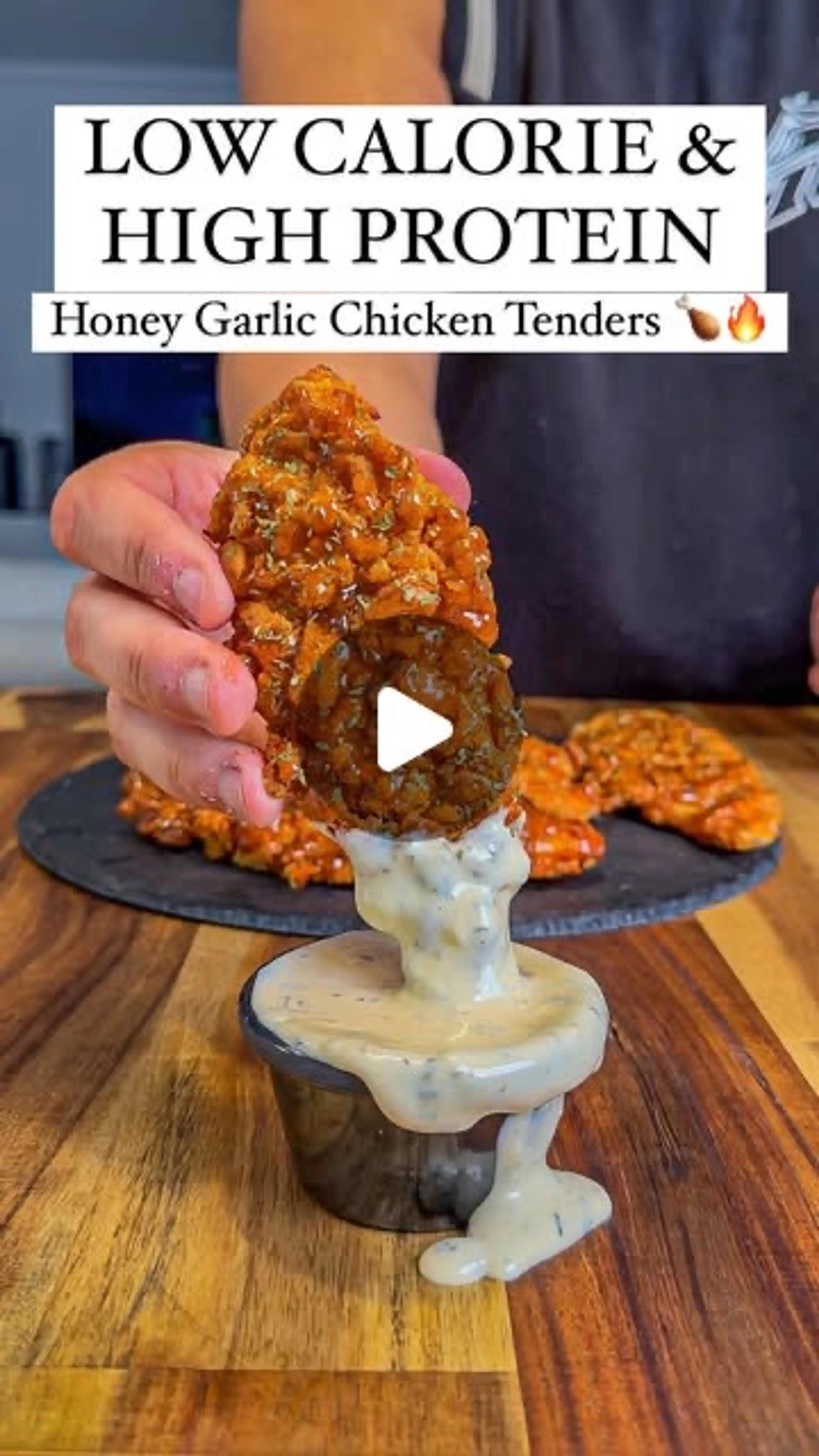 Healthy Honey Garlic Chicken Tenders