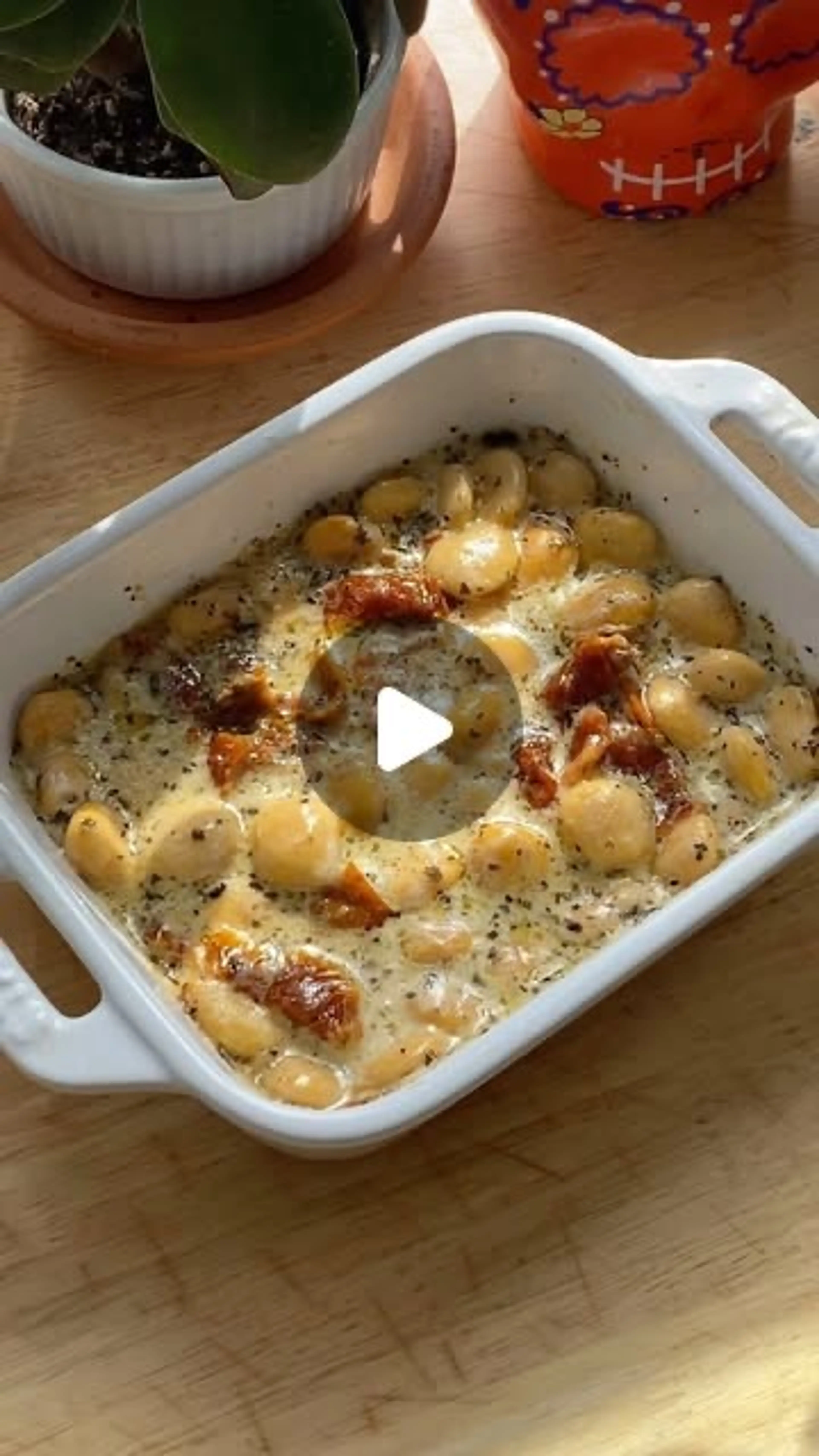 Creamy Sun-dried Tomato Lupini Beans