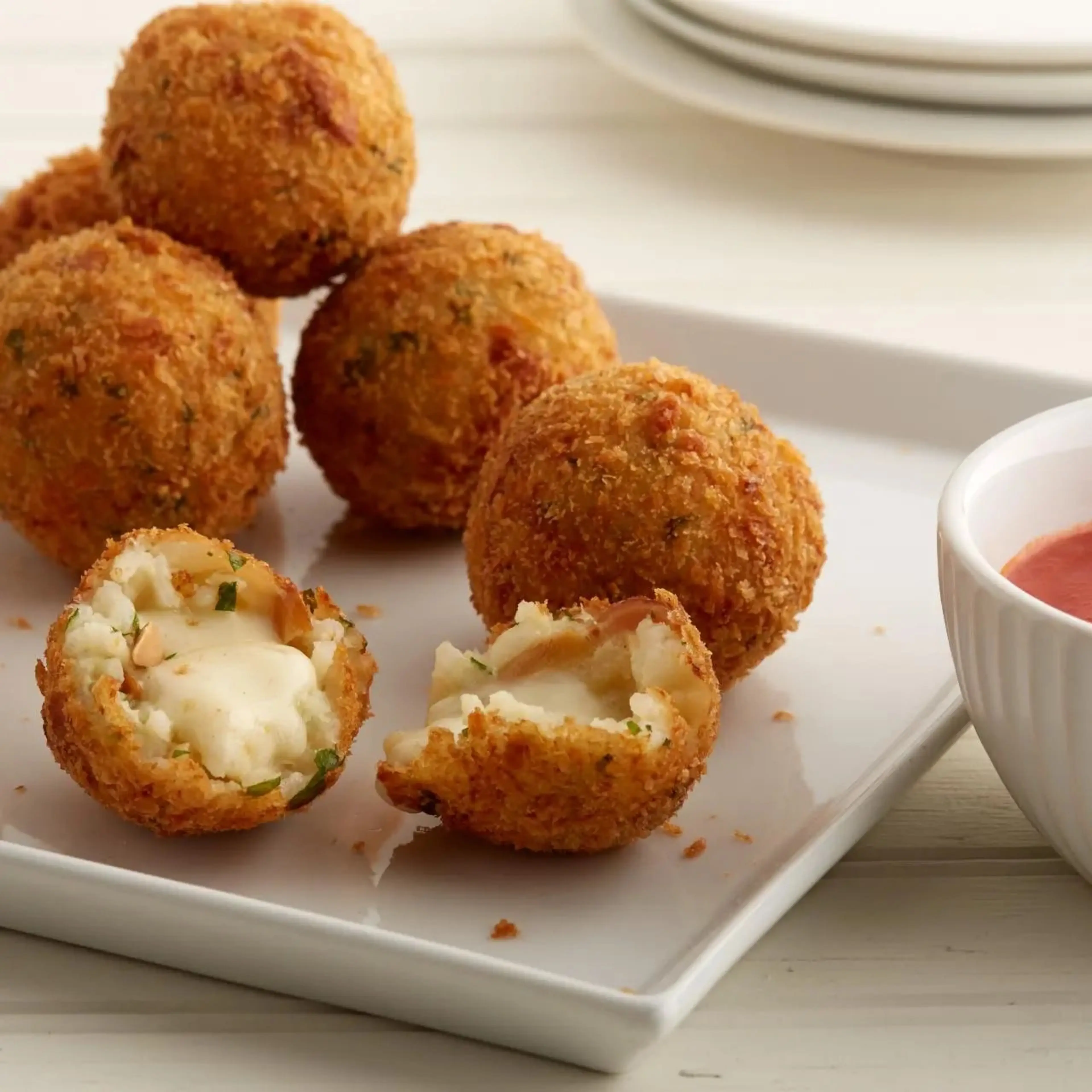 Almond Arancini - Fried Rice Balls