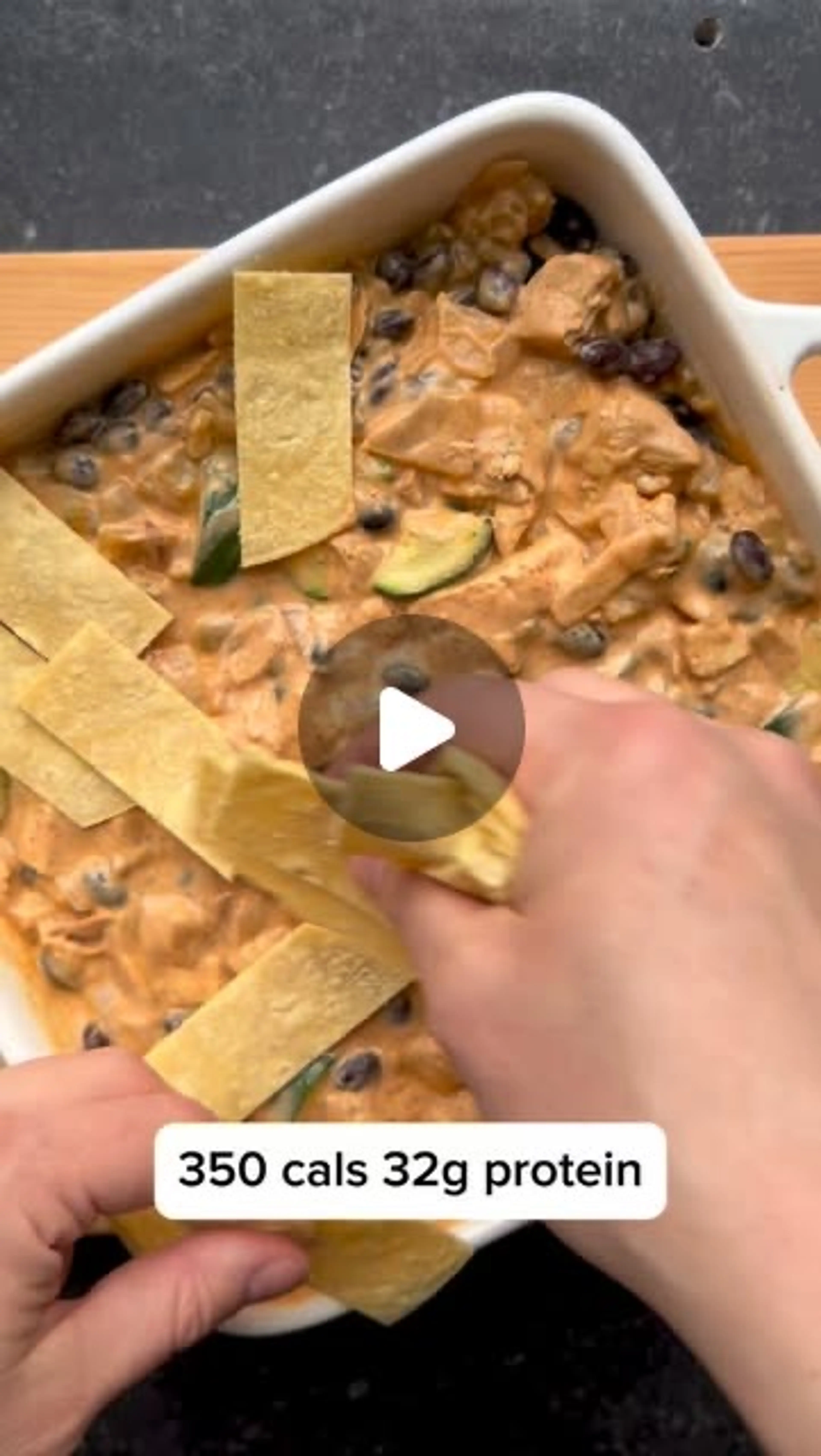 High-protein Low-carb Enchilada Bake