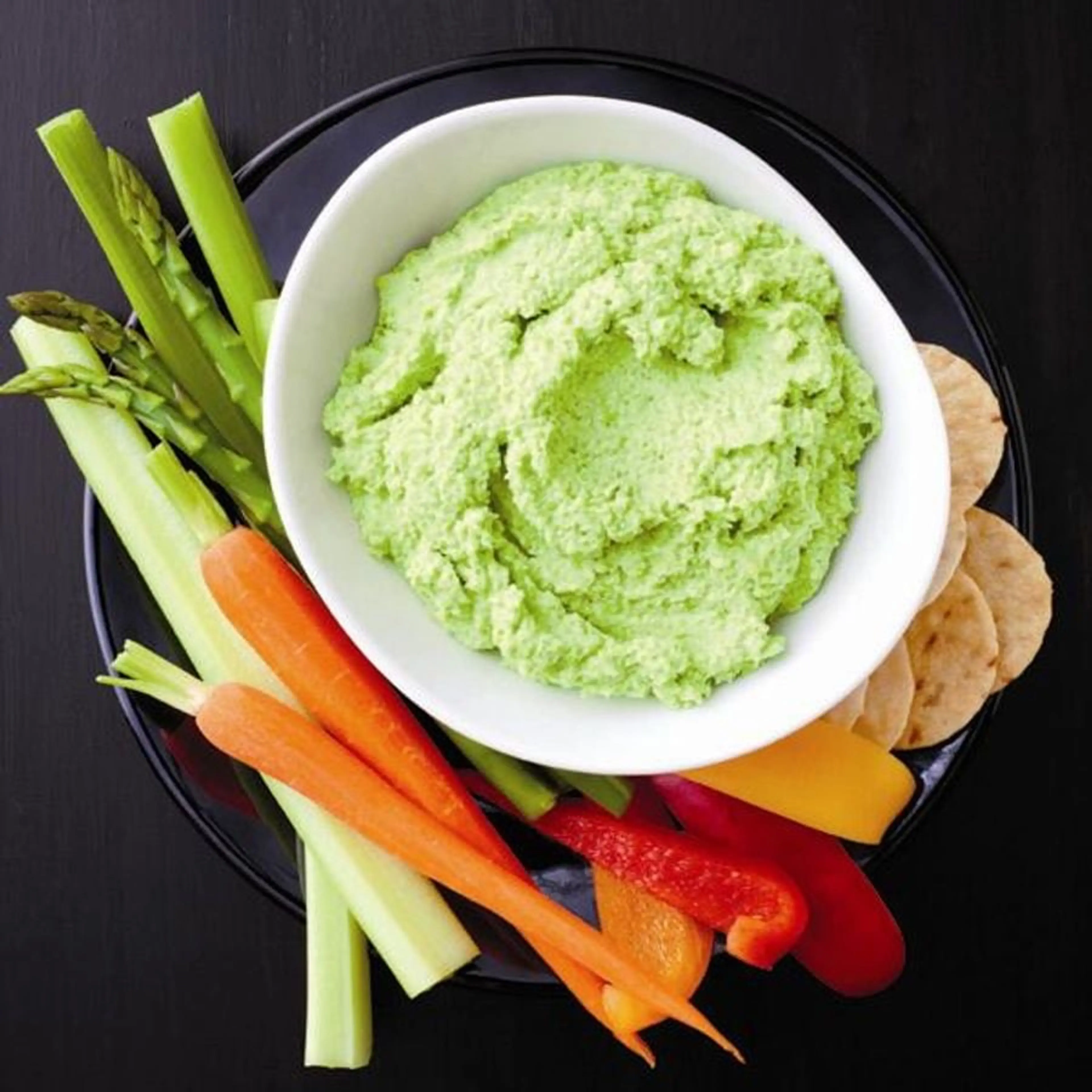 Creamy edamame spread