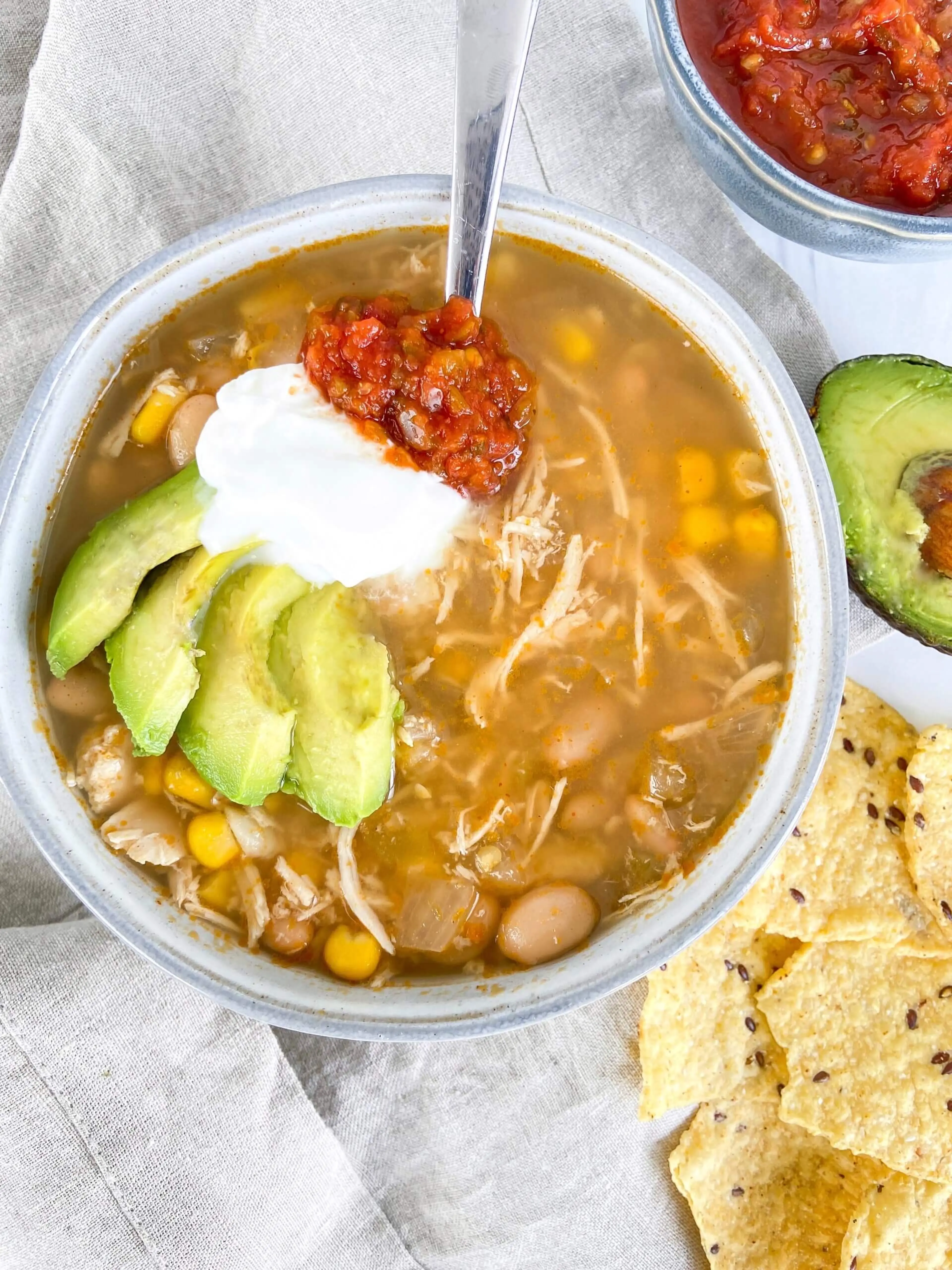 Crockpot White Chicken Chili