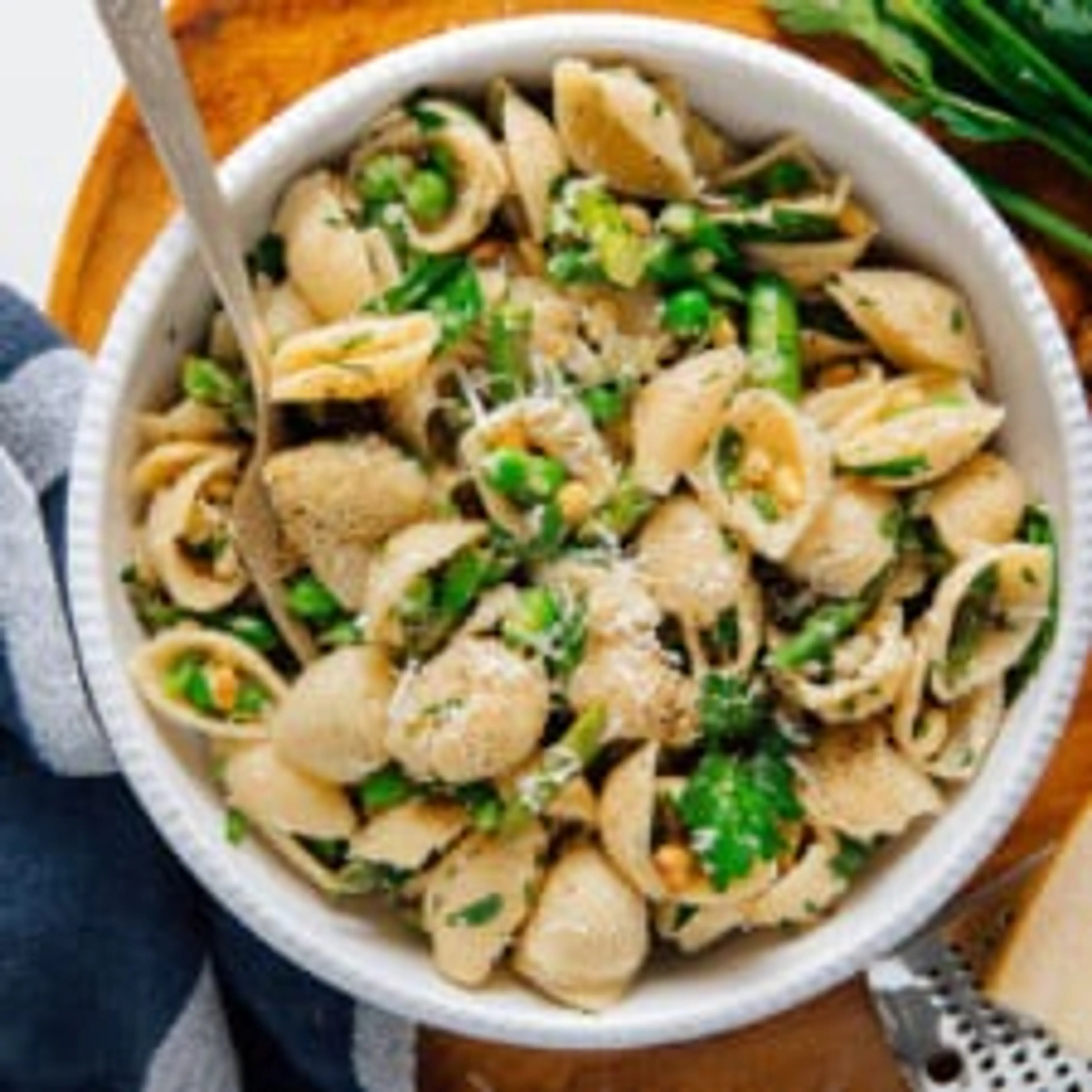 Spring Pea and Asparagus Pasta