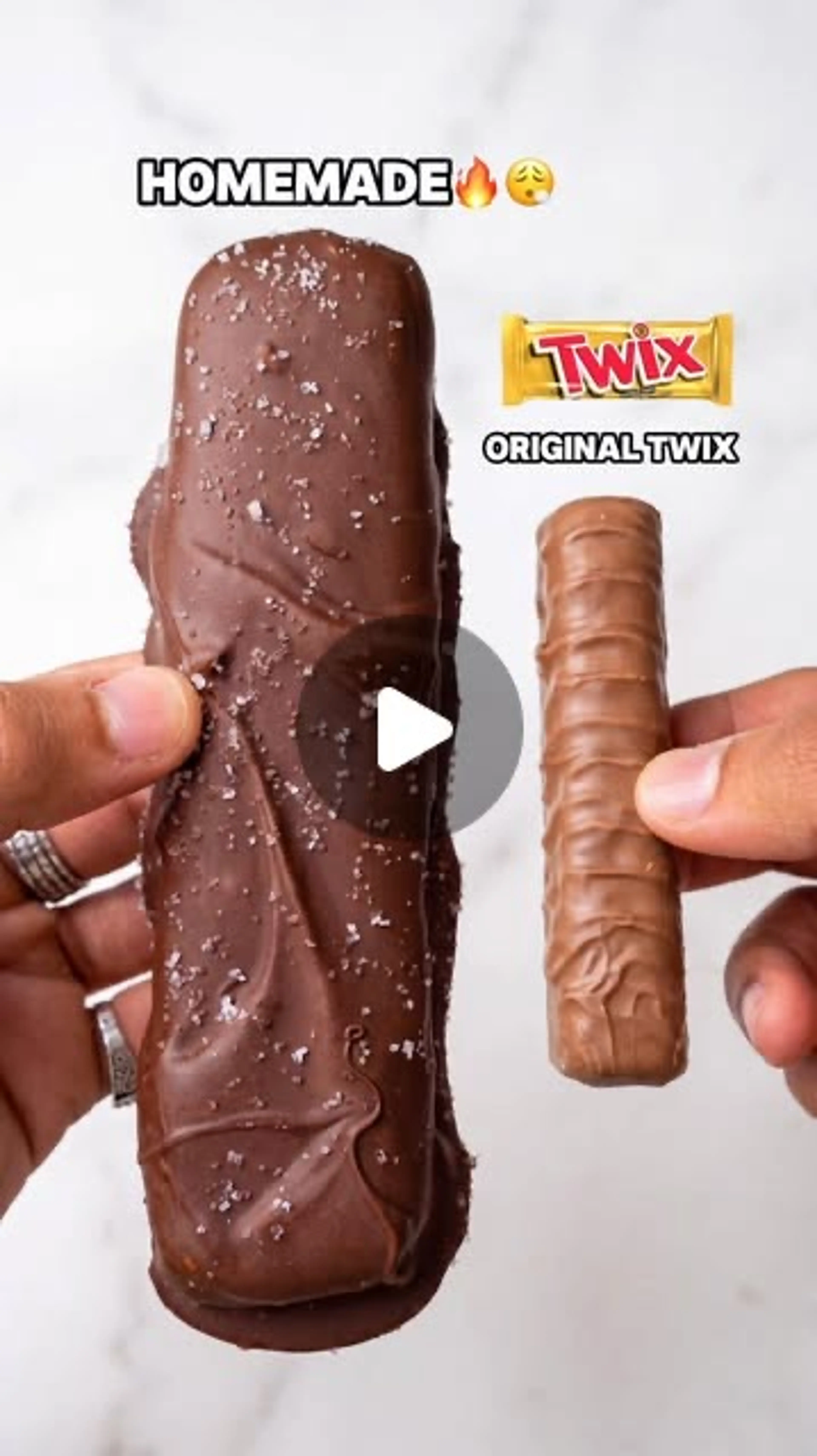 Healthy Twix Bars