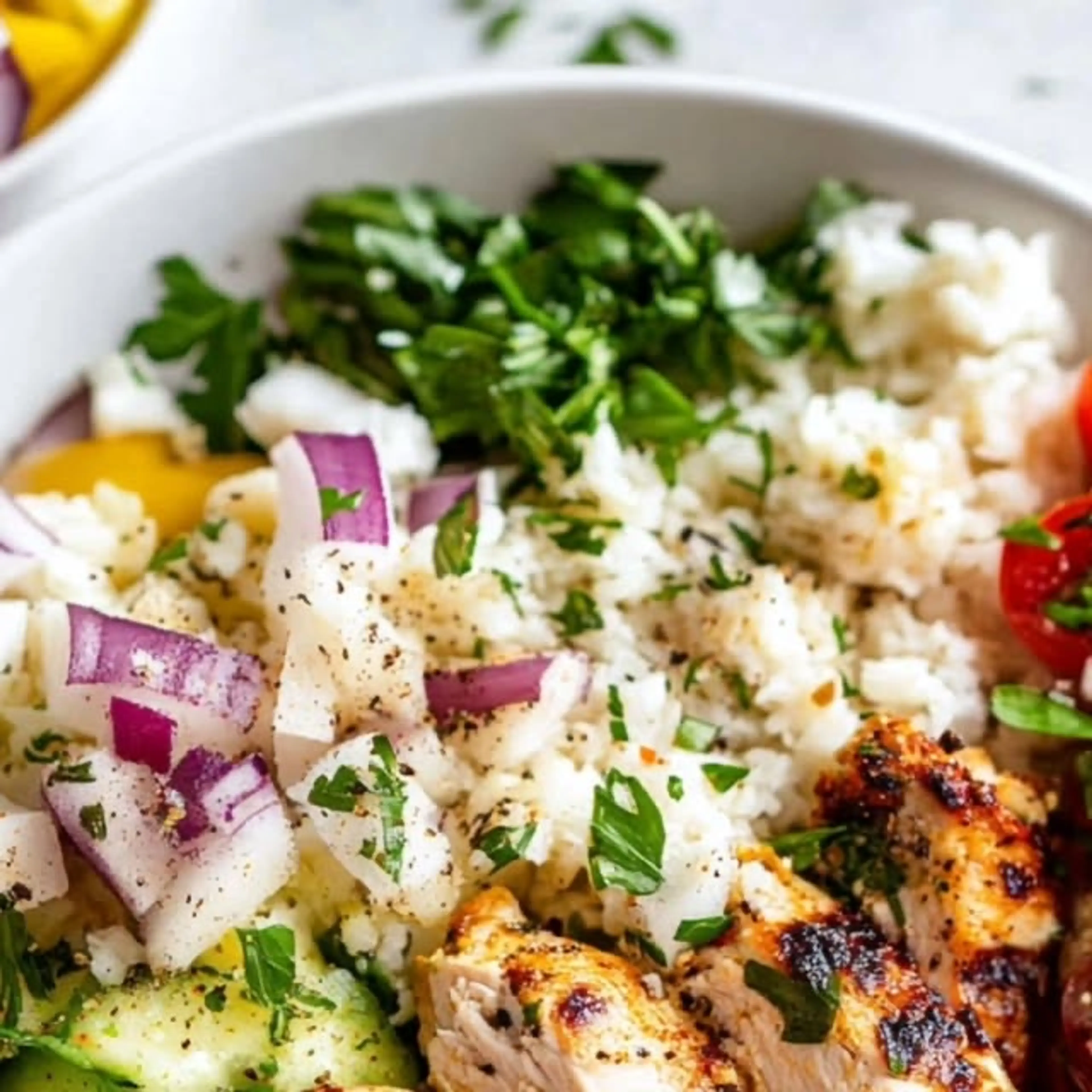 Greek Chicken Bowls