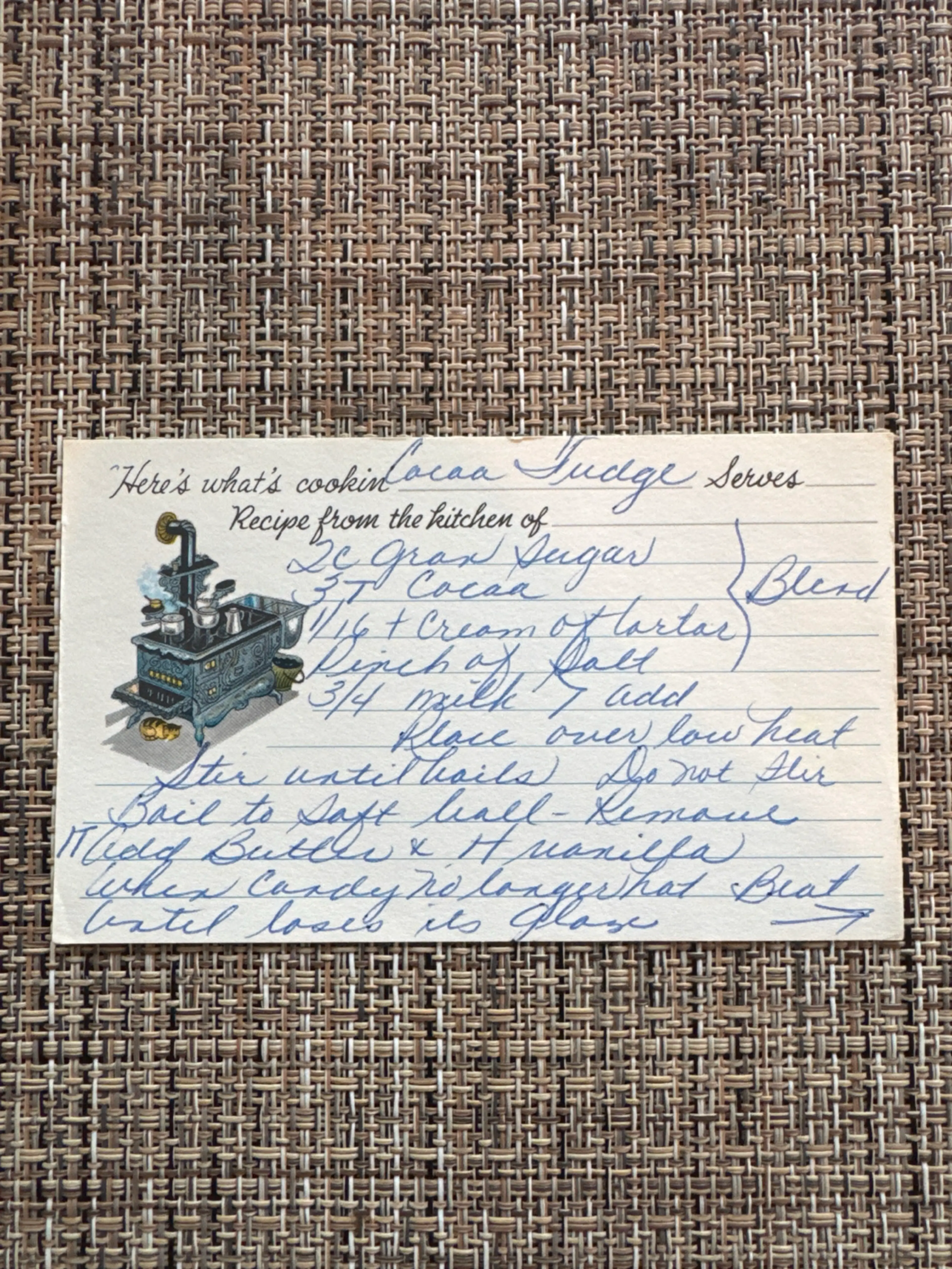 Cocoa Fudge