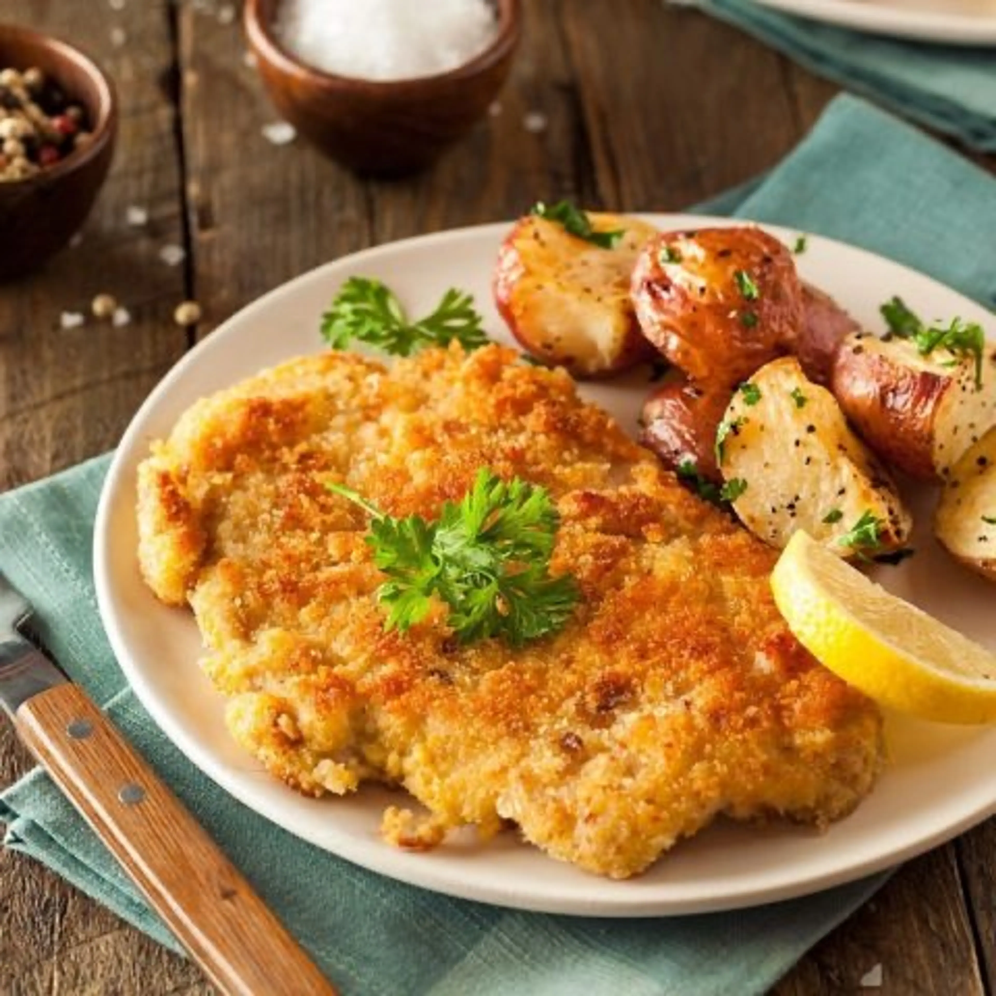 Keto Chicken Cutlets (Baked + Fried)
