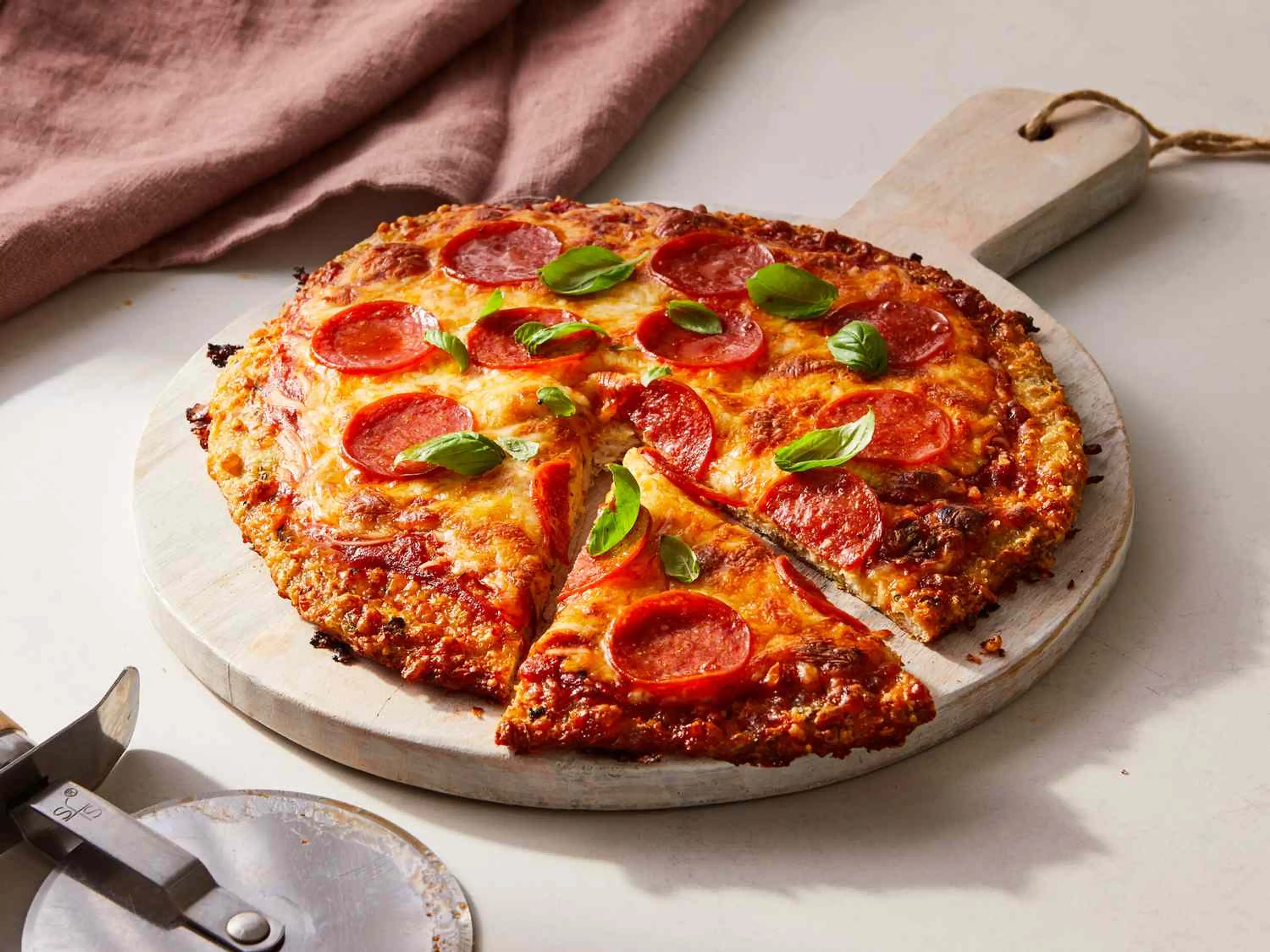 Keto Chicken Crust Pizza