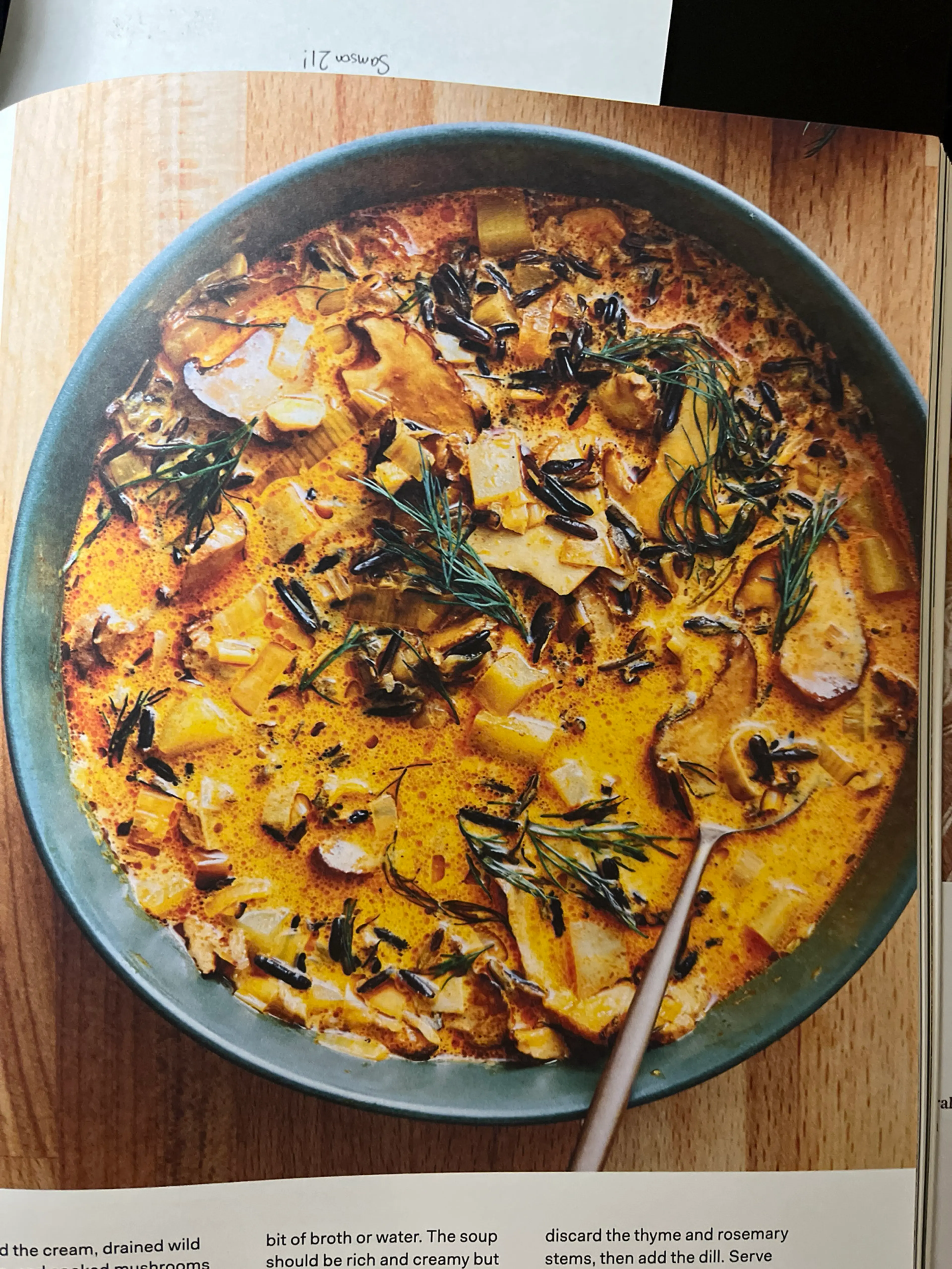 Creamy Mushroom, Potato, and Wild Rice Soup