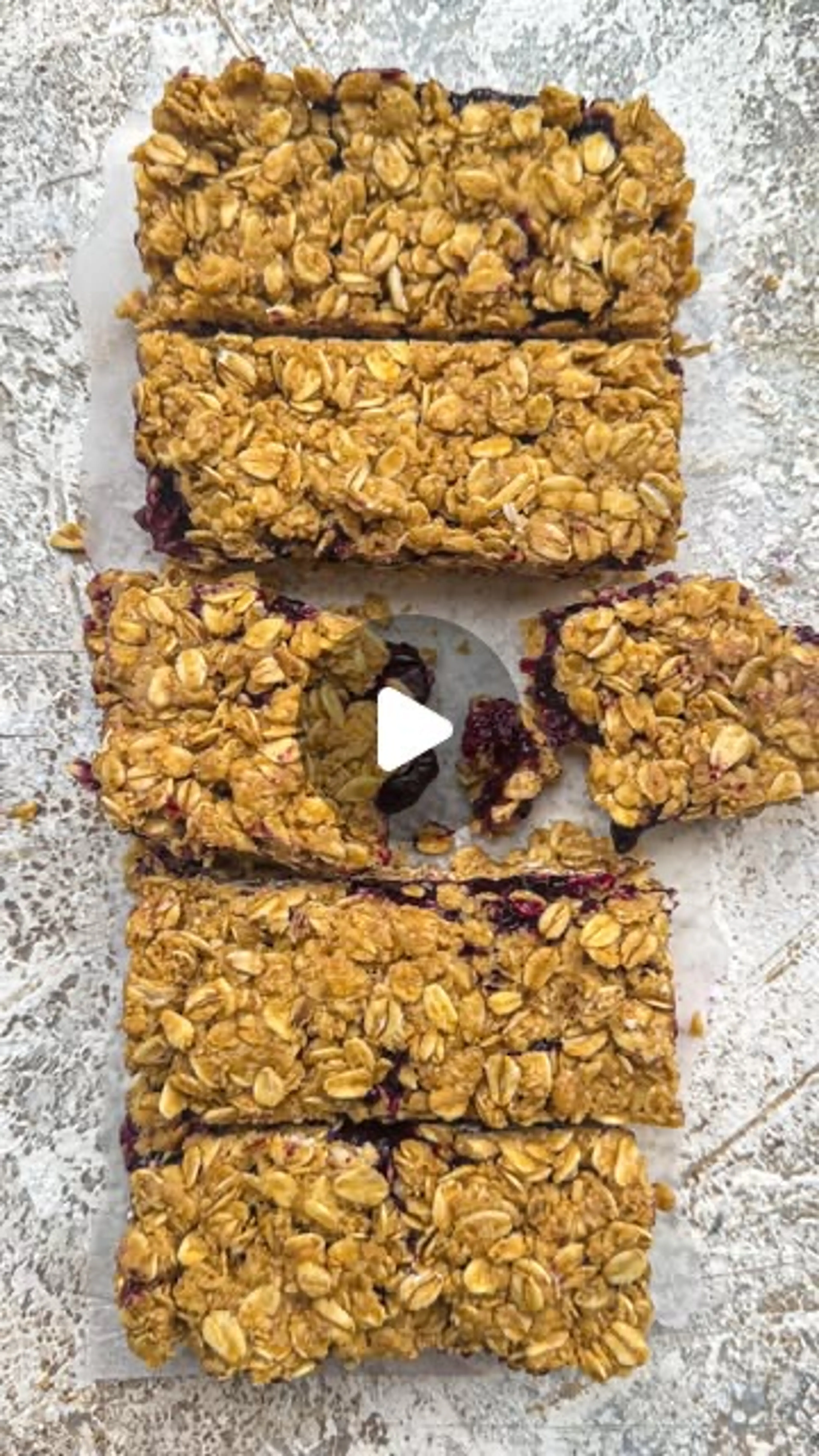 High Protein Blueberry Oat Bars