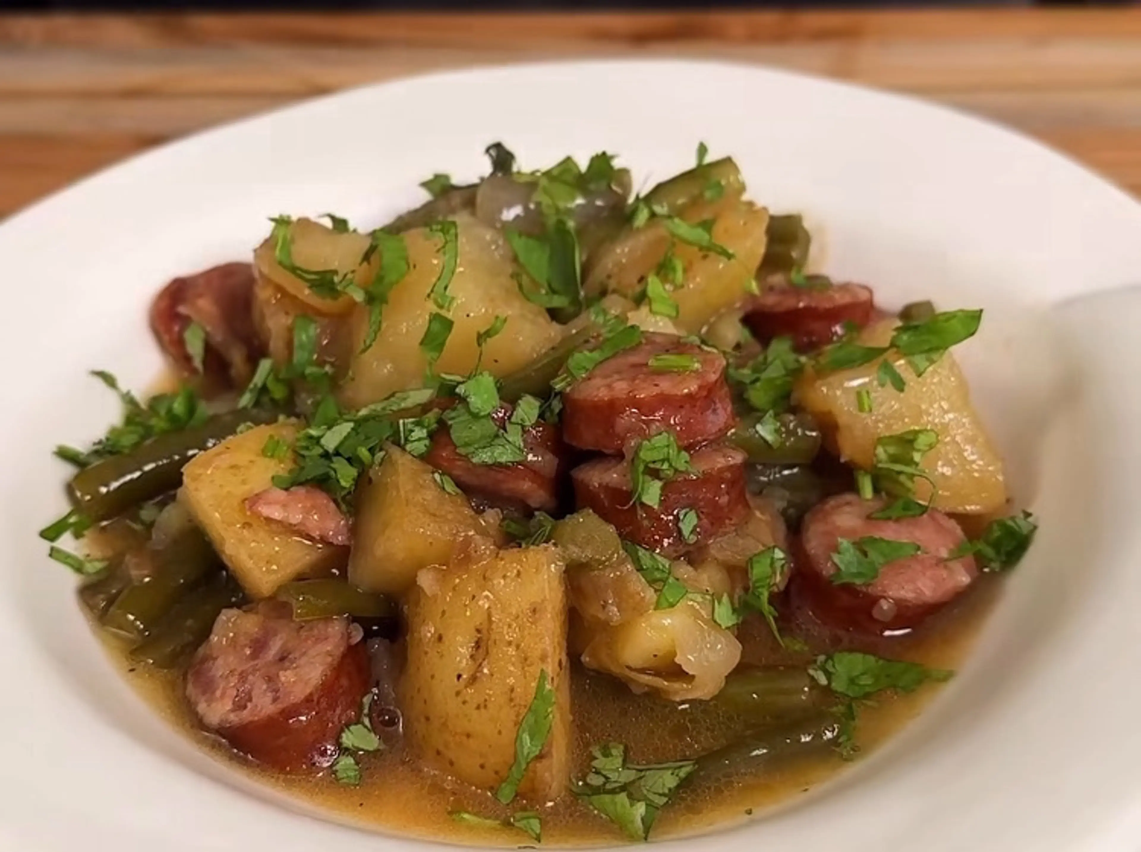 Swamp Potatoes & Green Beans