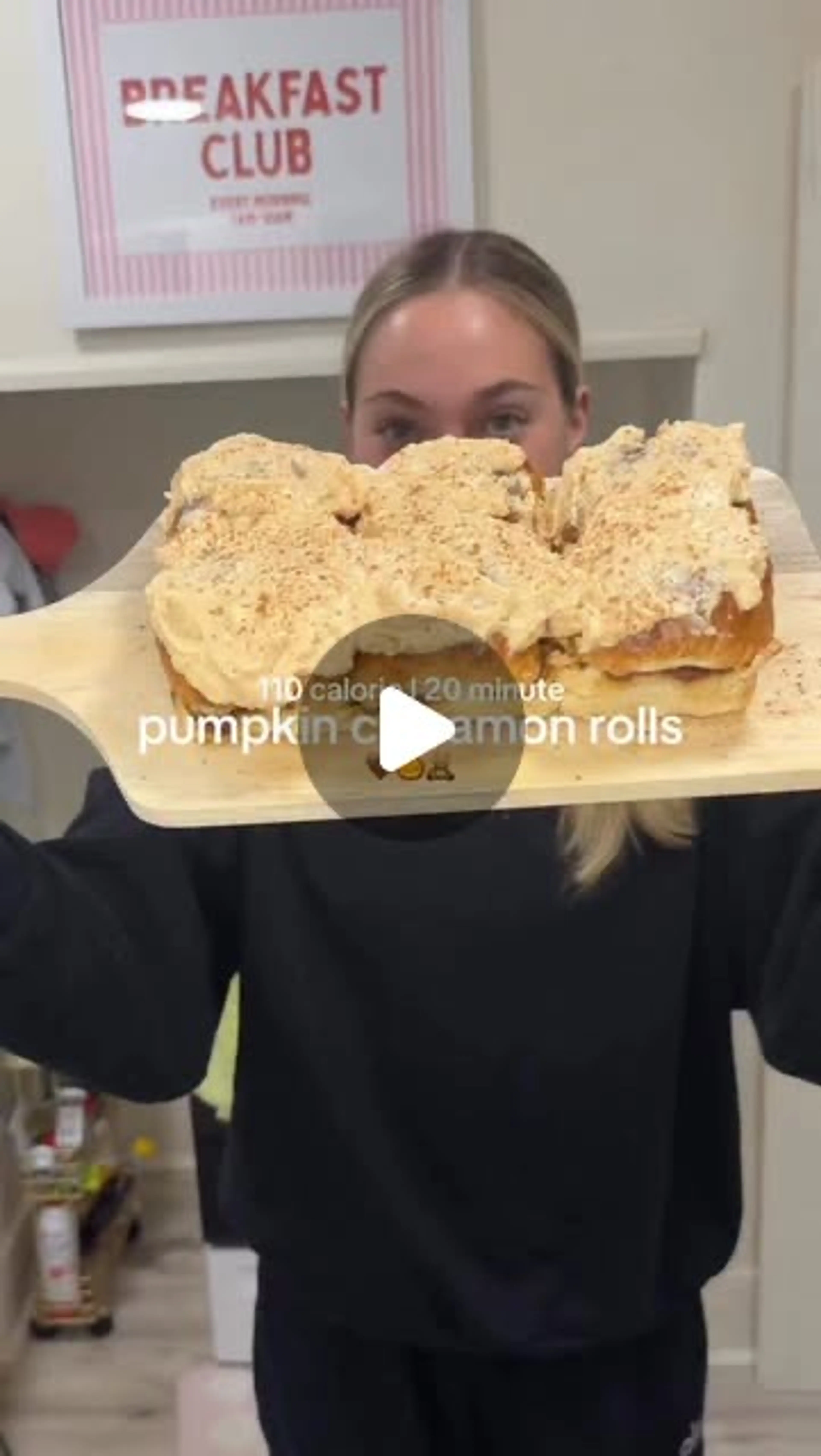 110 Calorie Pumpkin Cinnamon Rolls