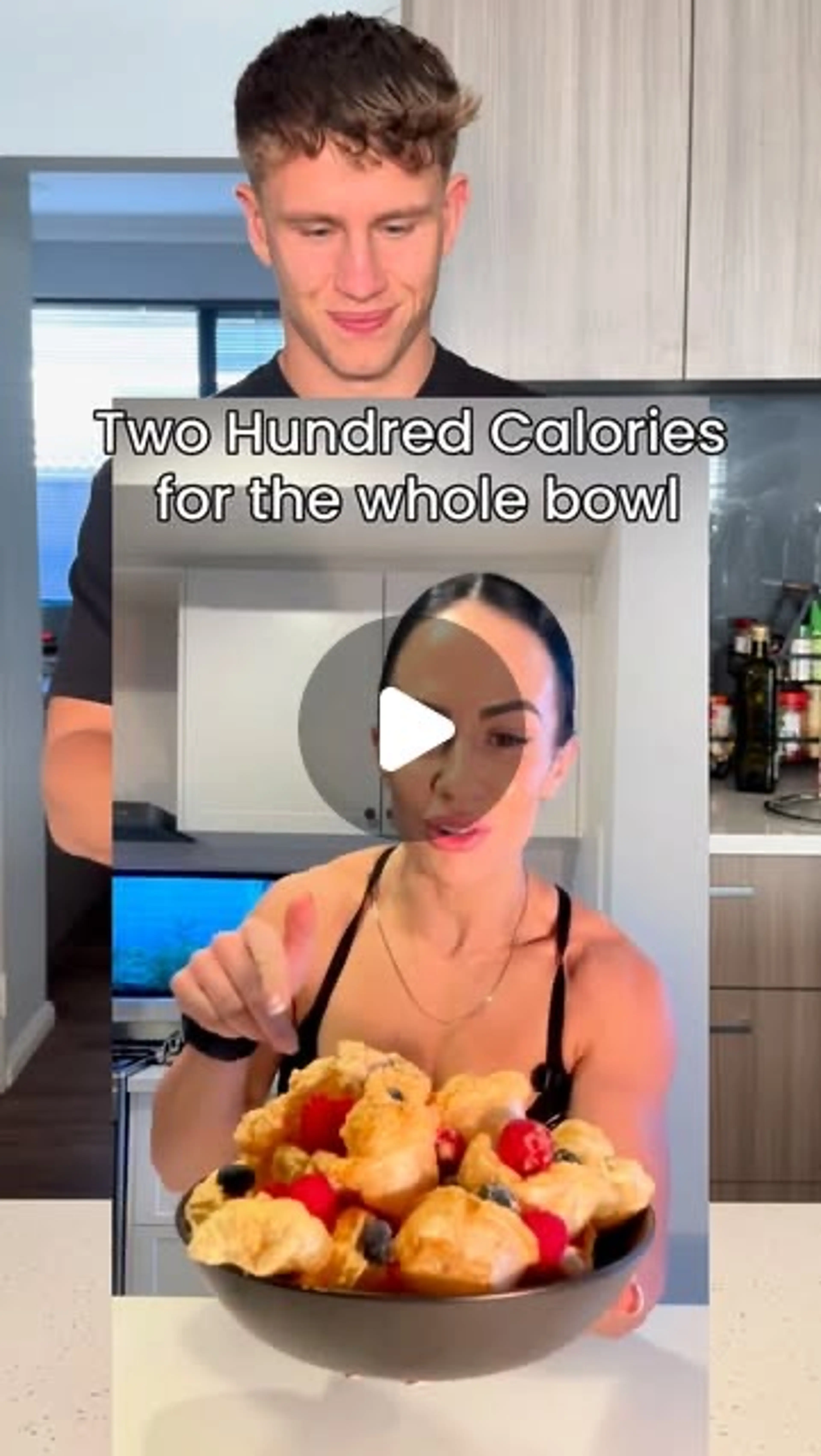 High Protein Mini Pancake Bowl