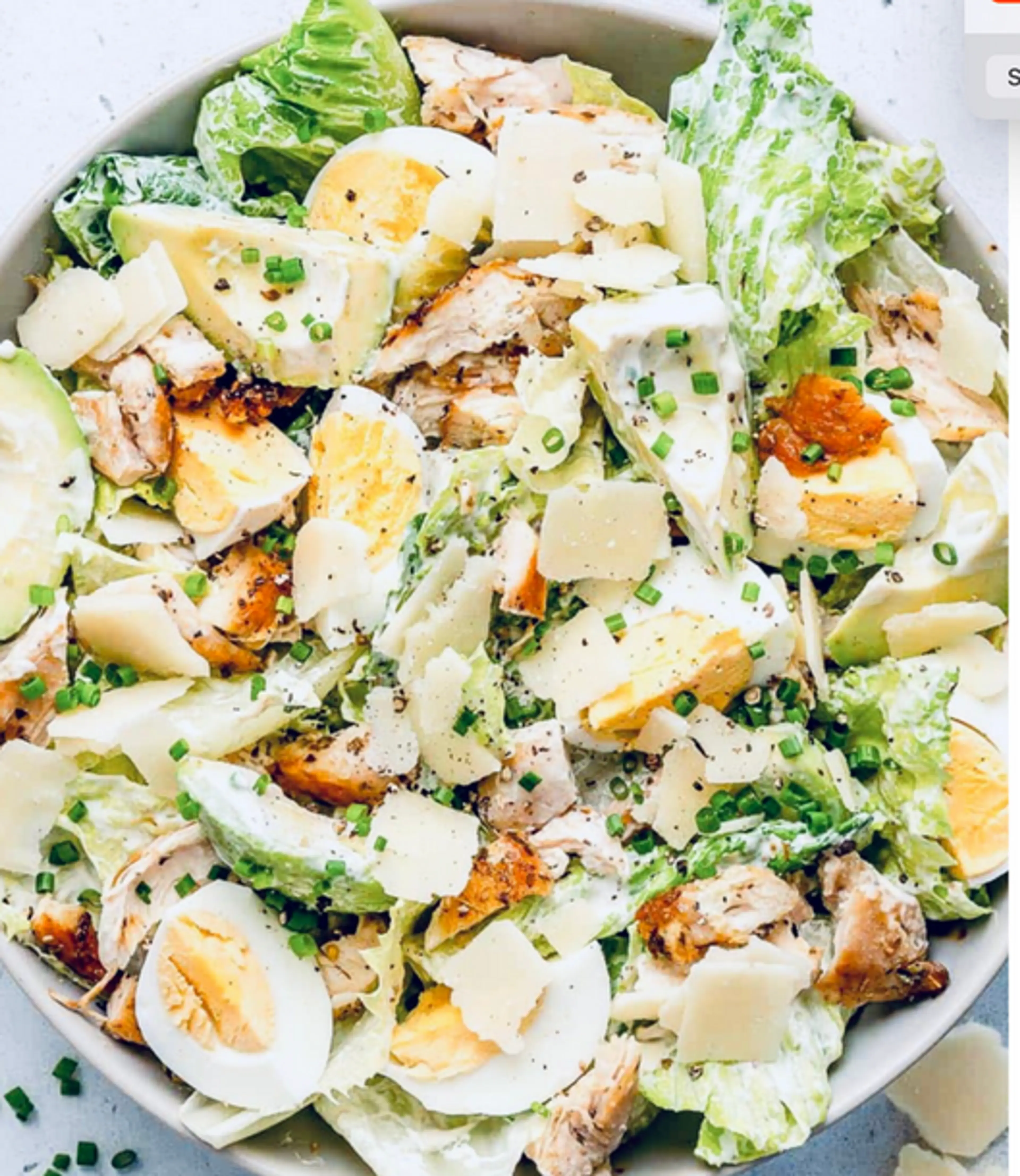 Parmigiano Reggiano Chicken Caesar Salad
