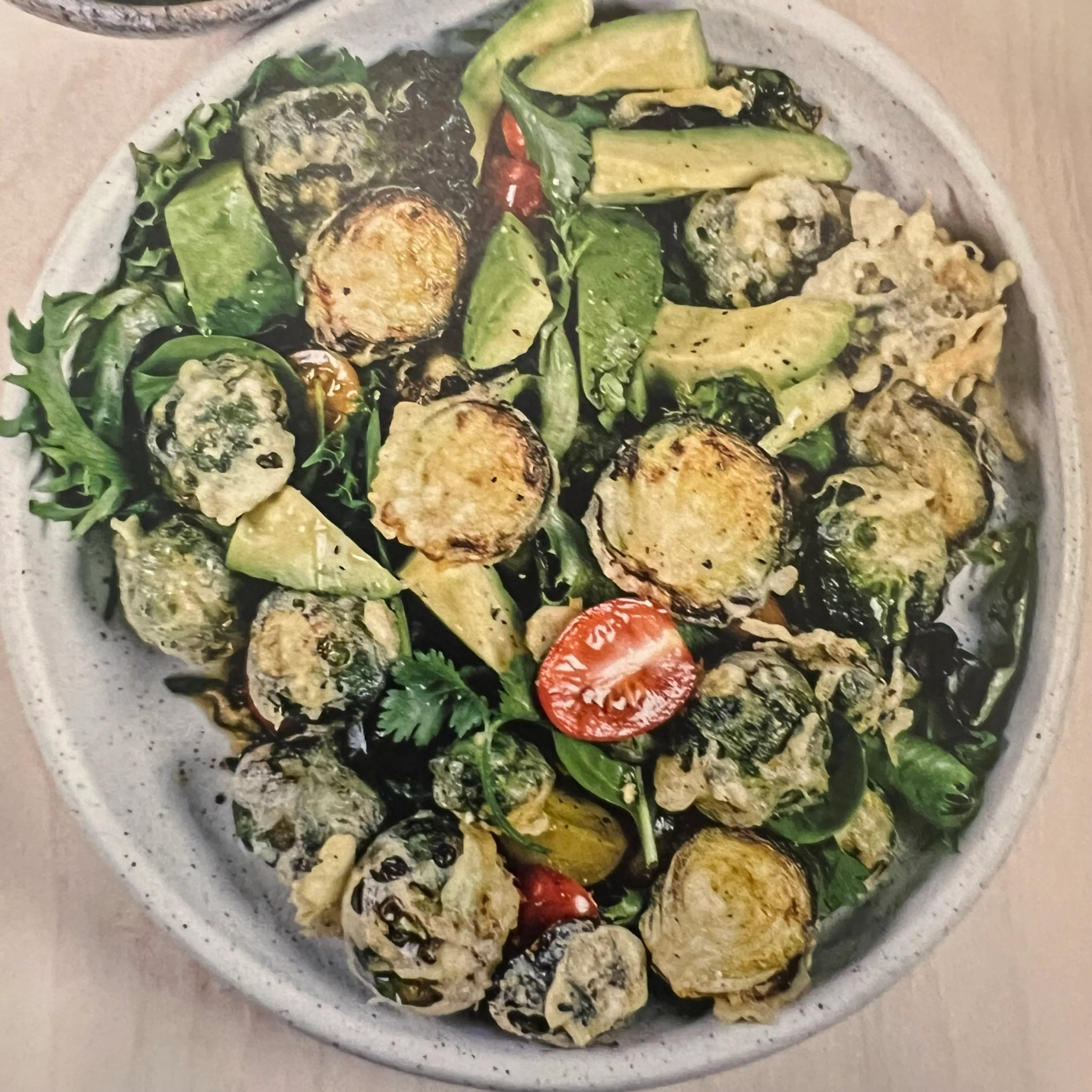 Tempura Brussel Sprout Salad