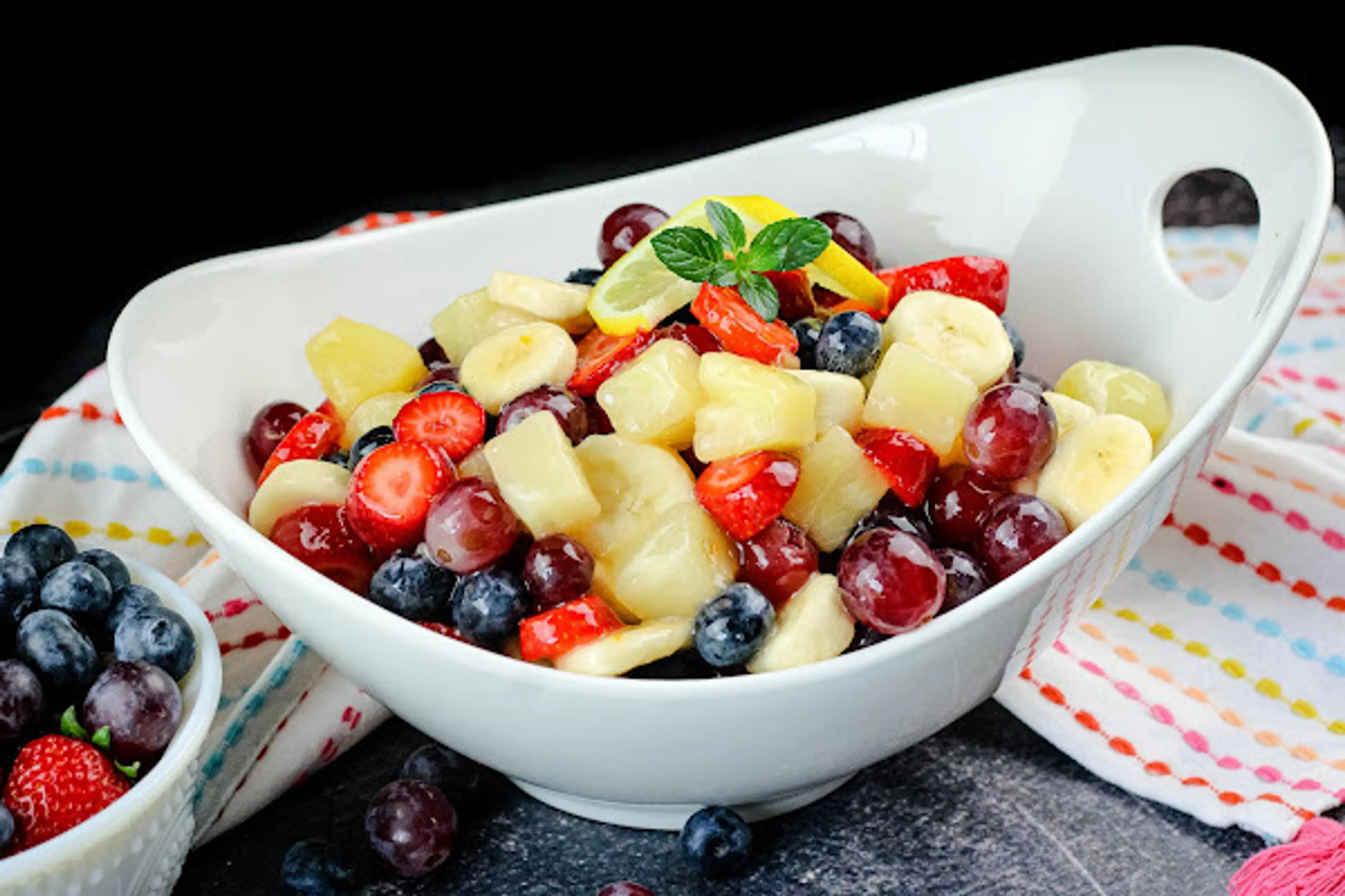 The BEST Glazed Fruit Salad!