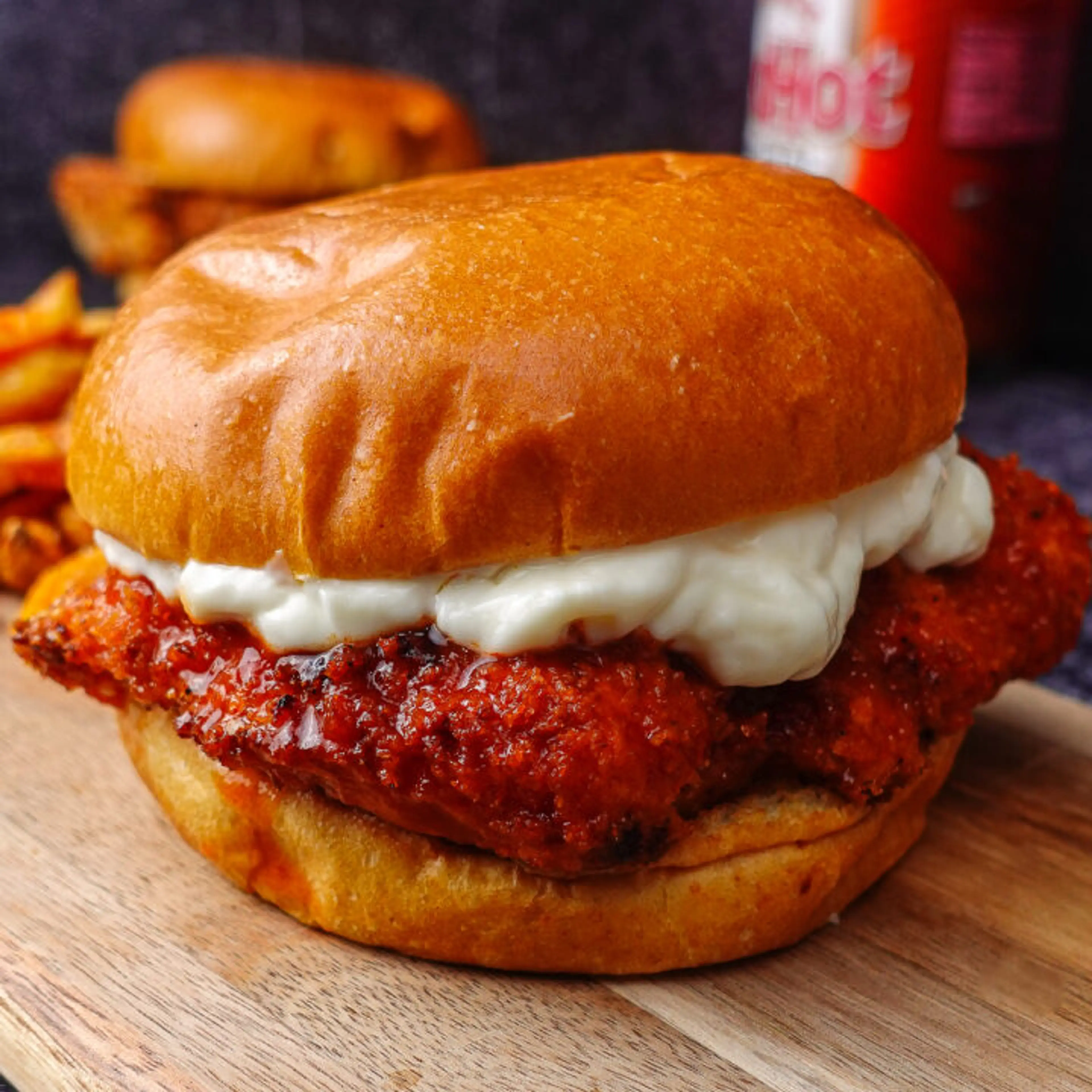 Nashville Hot Chicken Sandwich in the Air Fryer