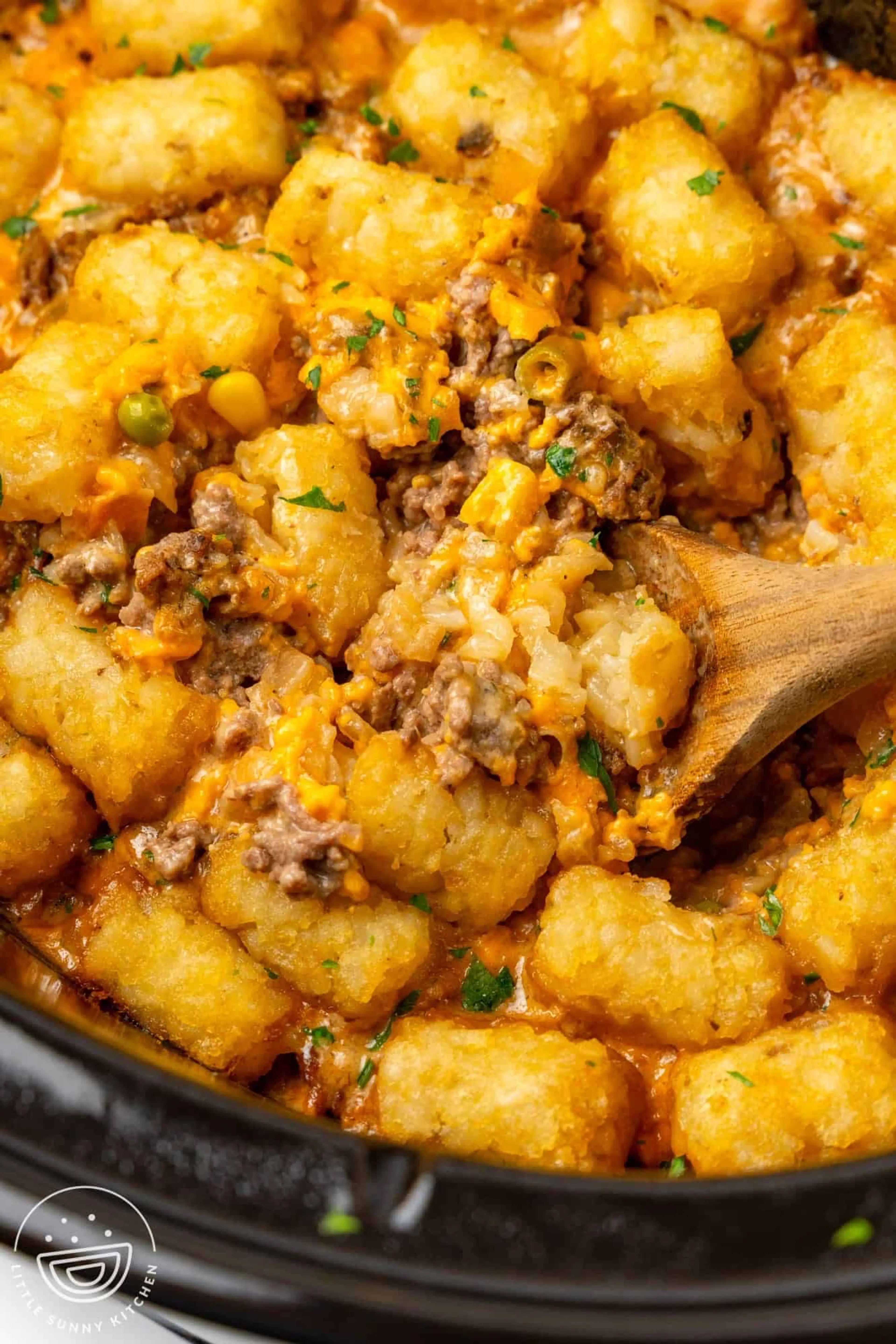 Crock Pot Tater Tot Casserole