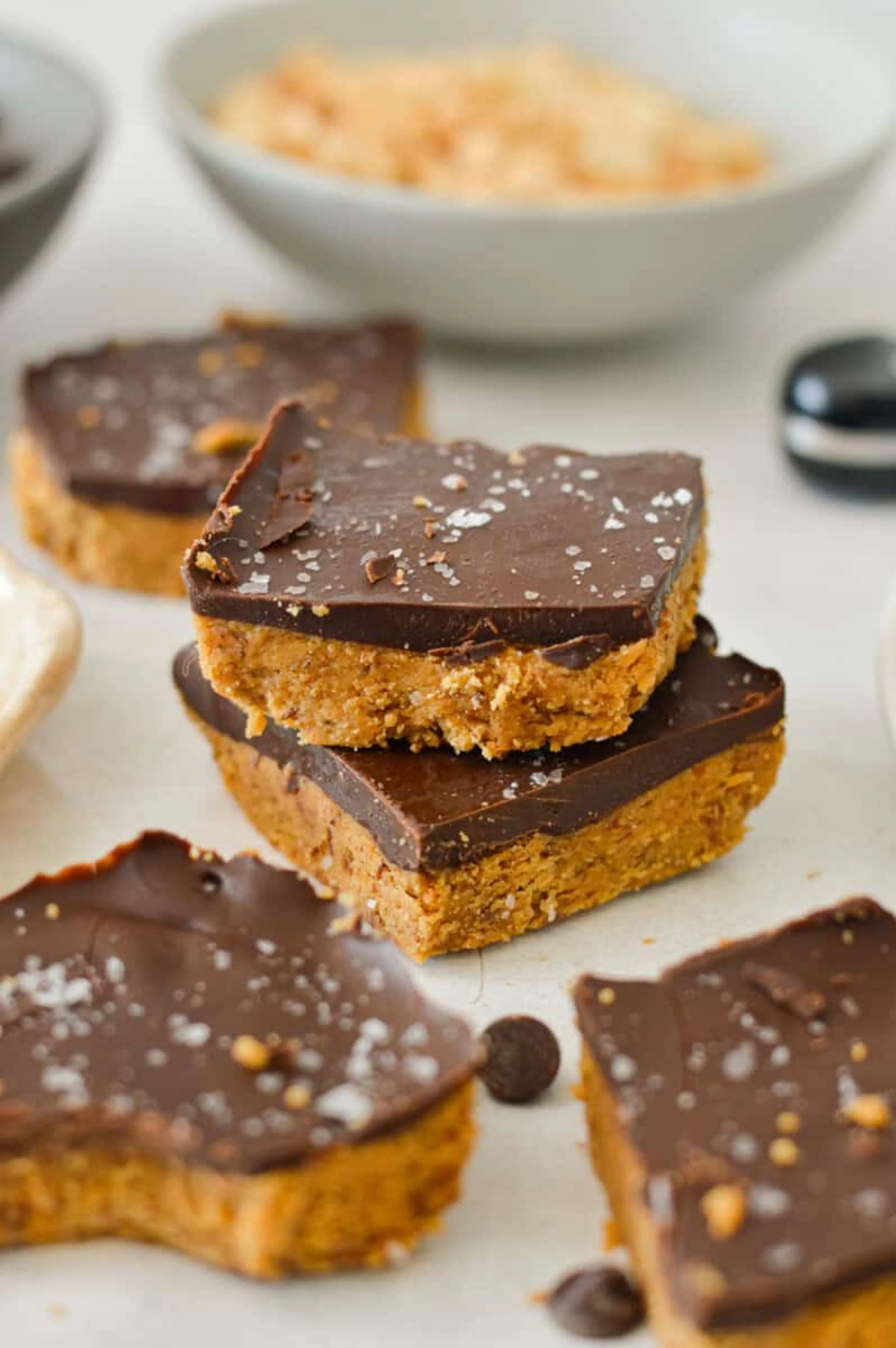 Chocolate Peanut Butter Protein Bars