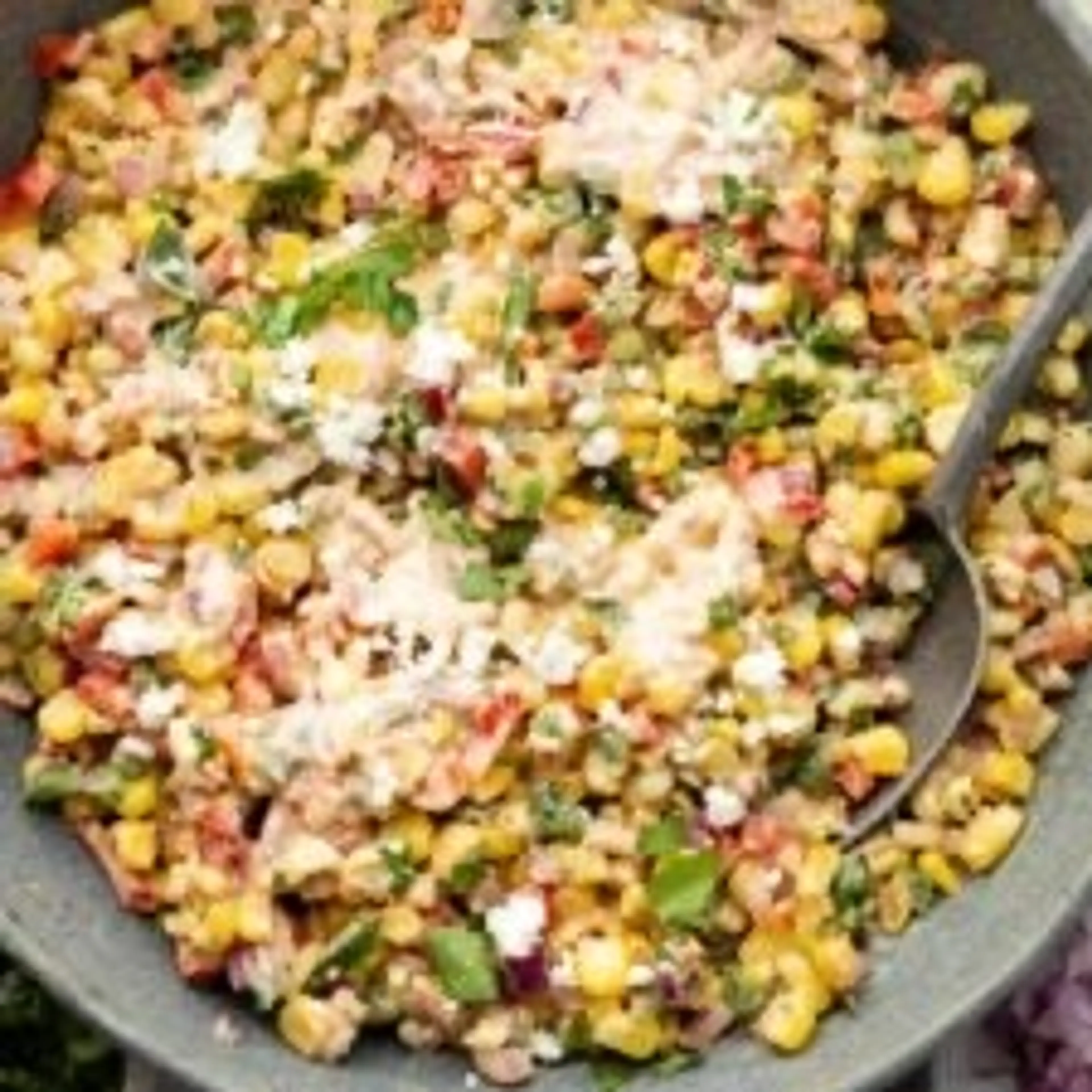 Healthy Mexican Street Corn Salad