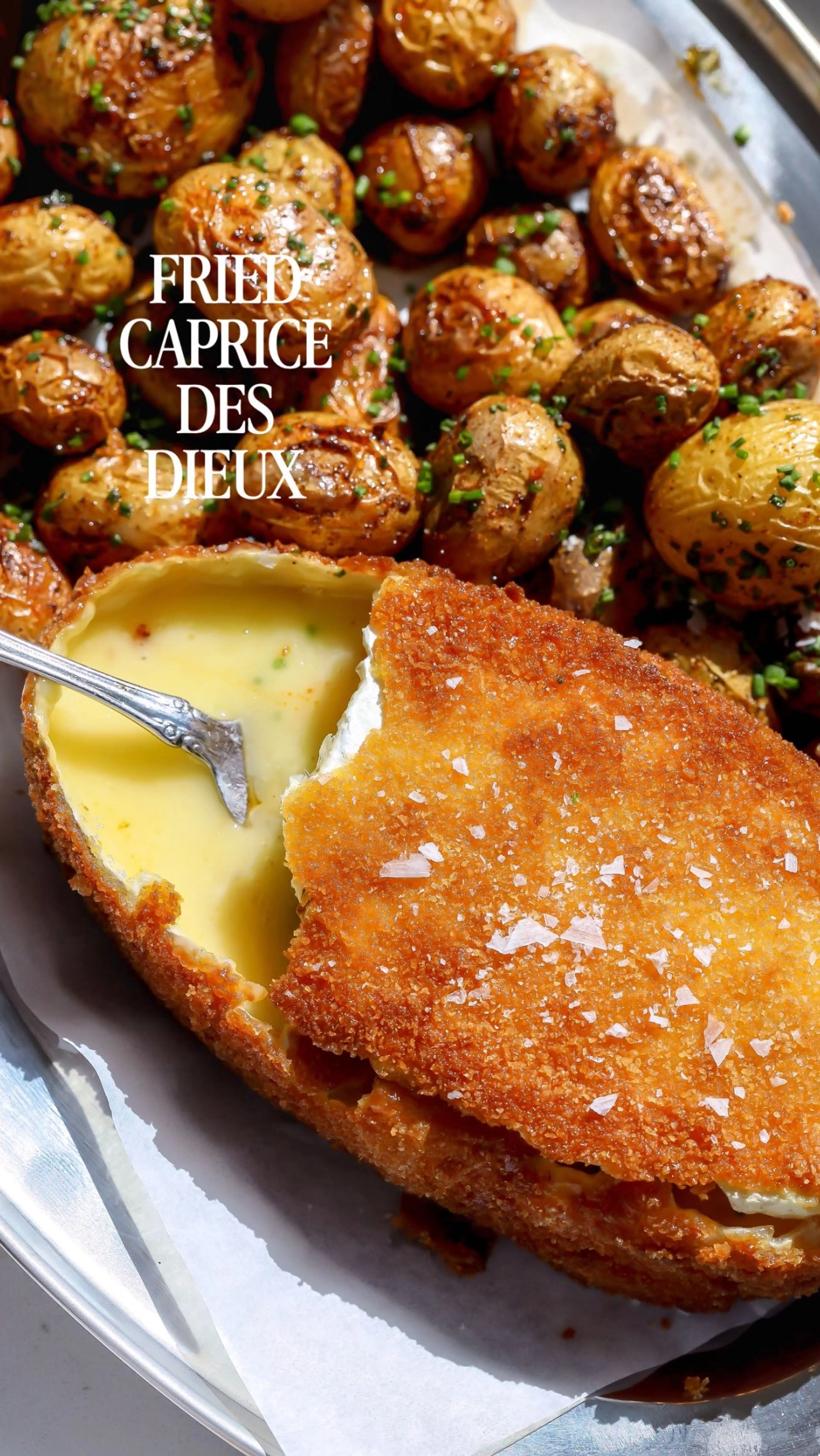 Fried Caprice Des Dieux (or Brie) for My "just a Bite" Serie