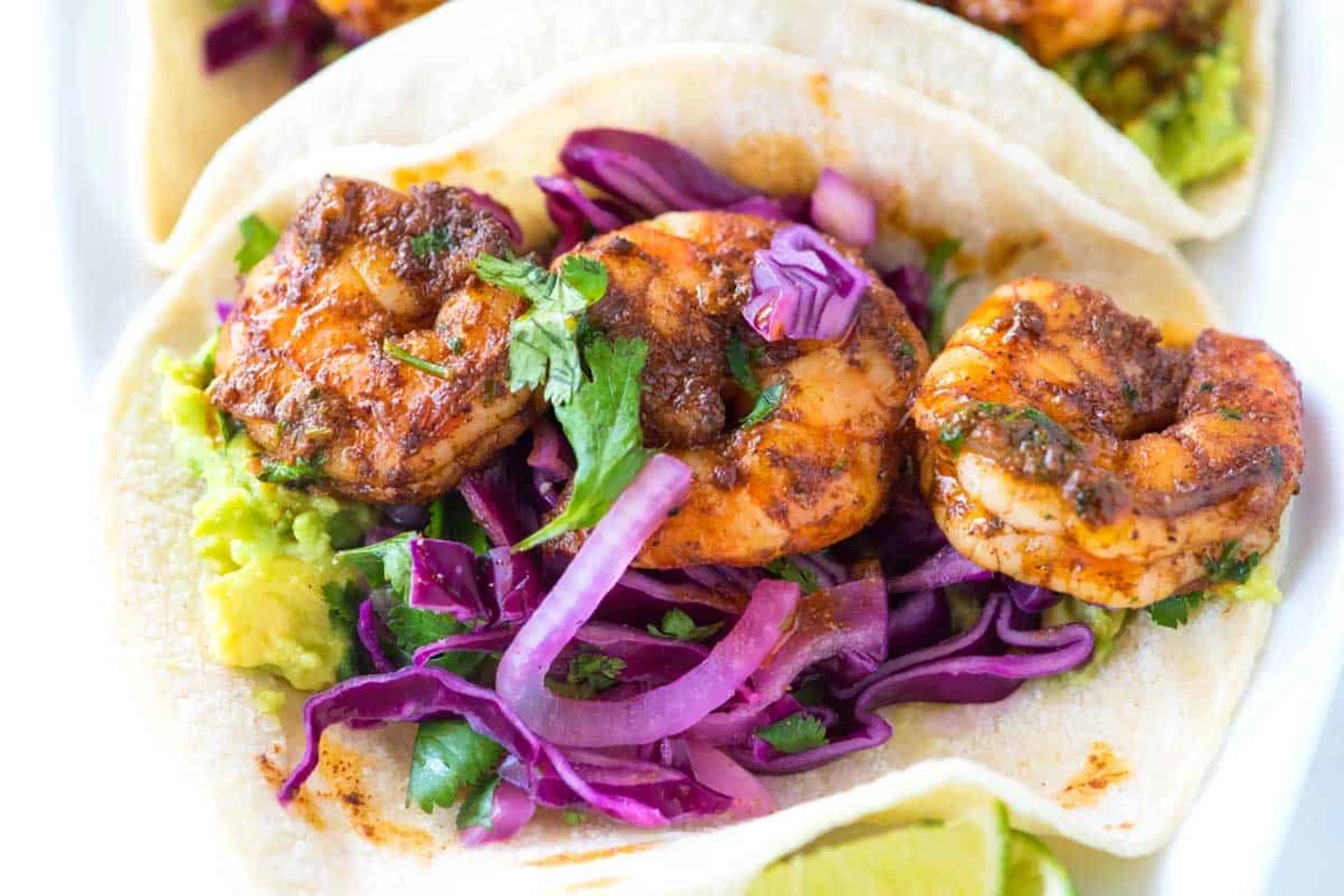 Chile Shrimp Tacos with Slaw