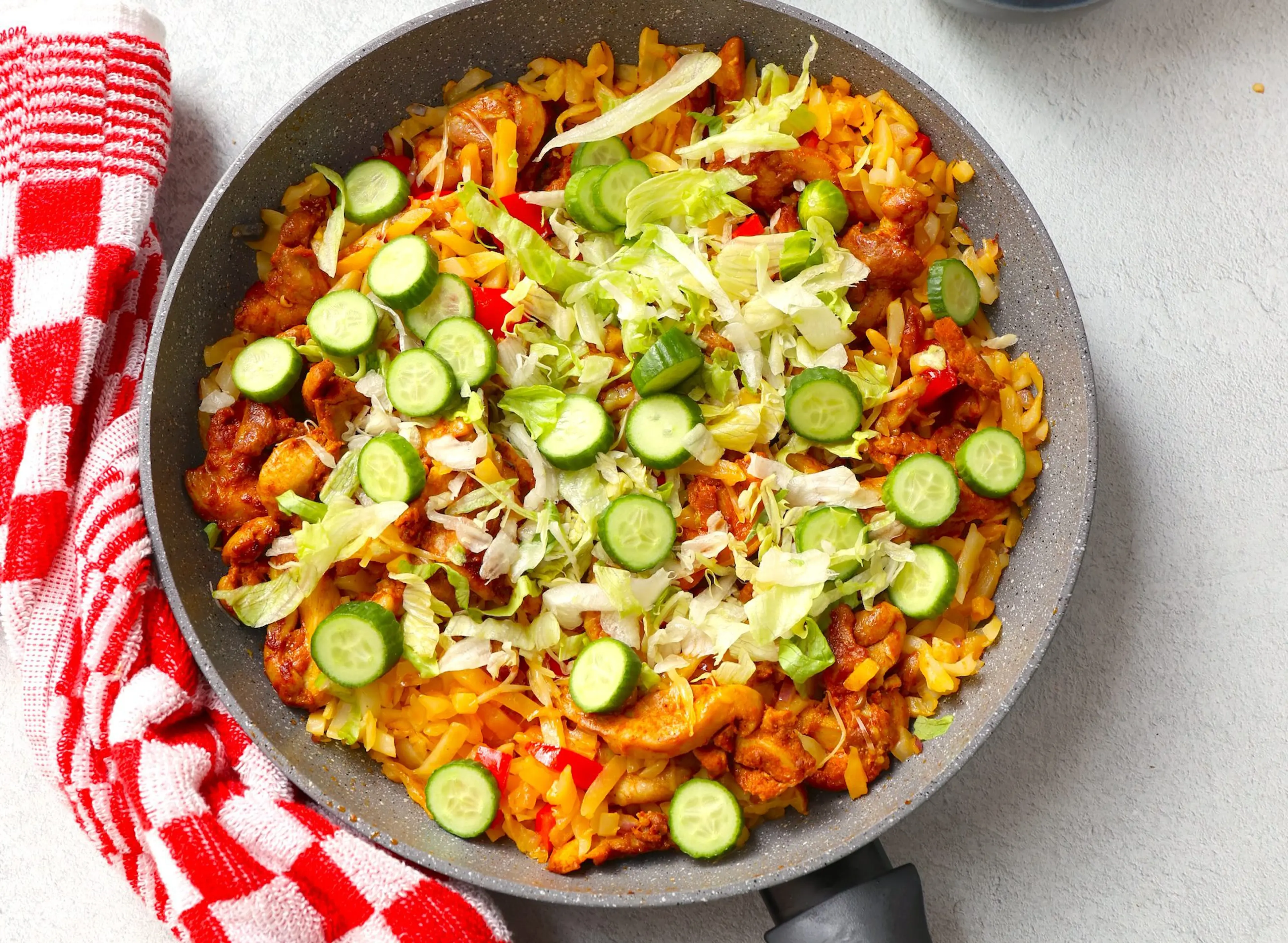 Rostischotel met shoarma