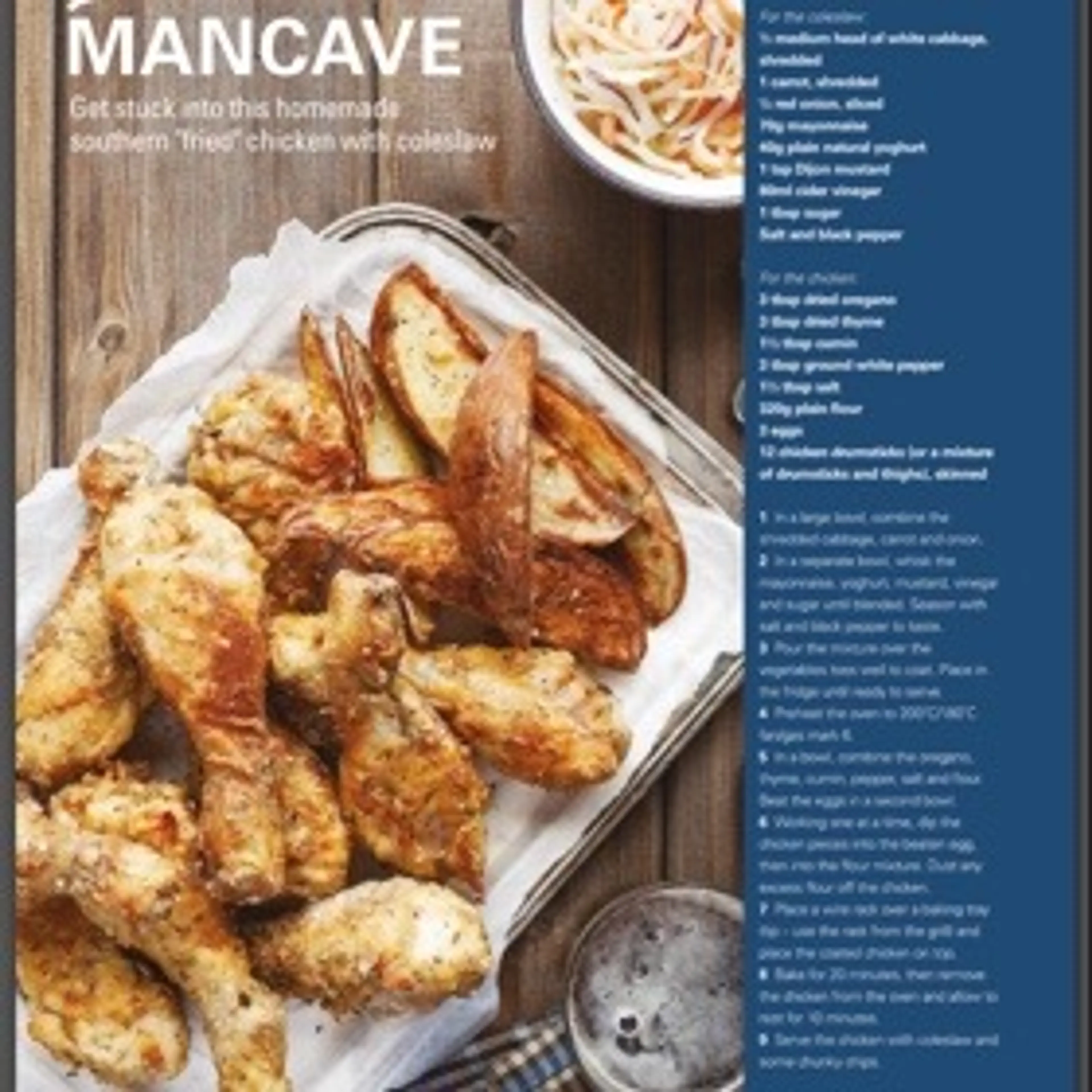 SOUTHERN "FRIED" CHICKEN 'N' SLAW