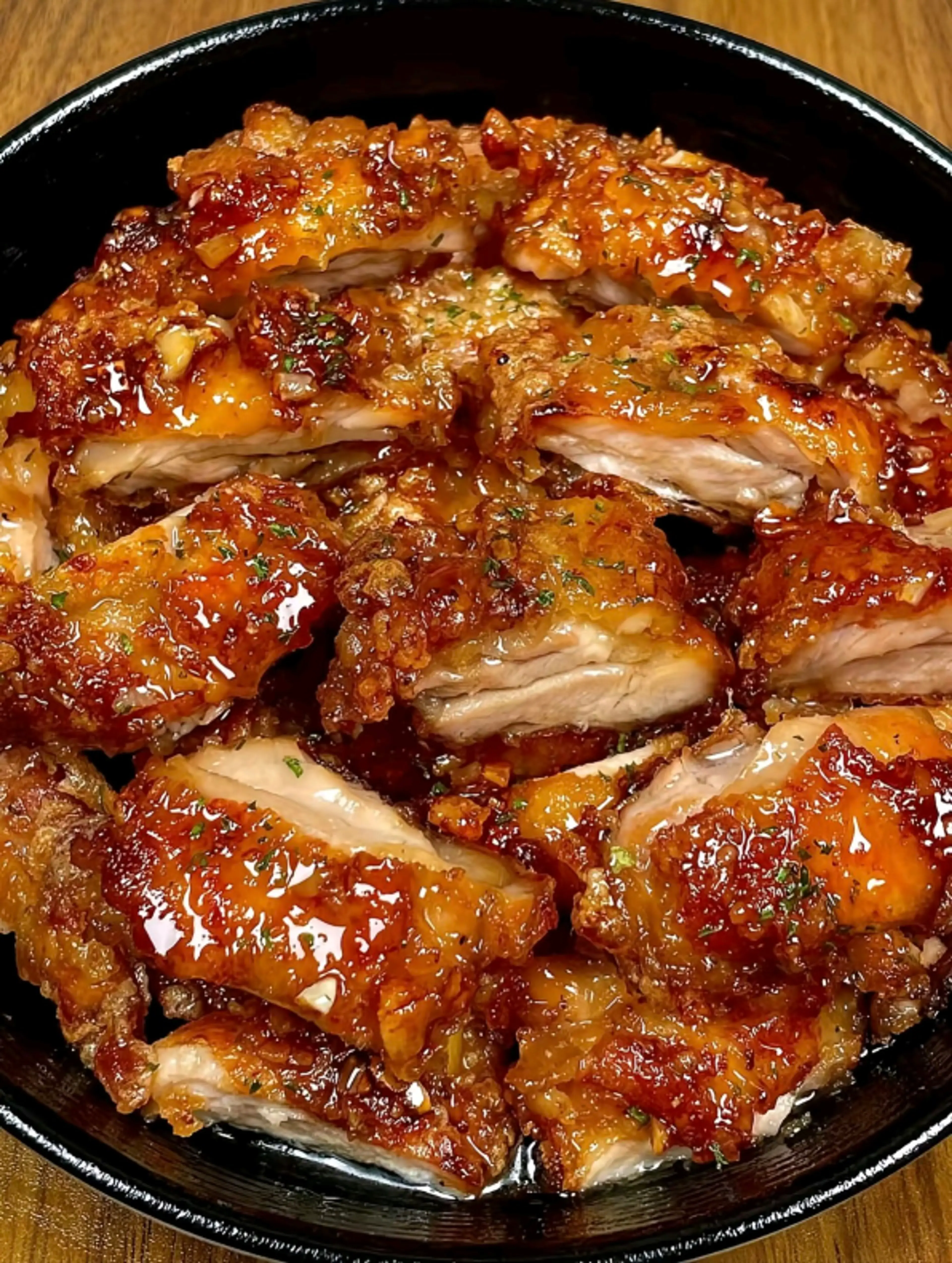 Honey Butter Crispy Chicken Cutlet