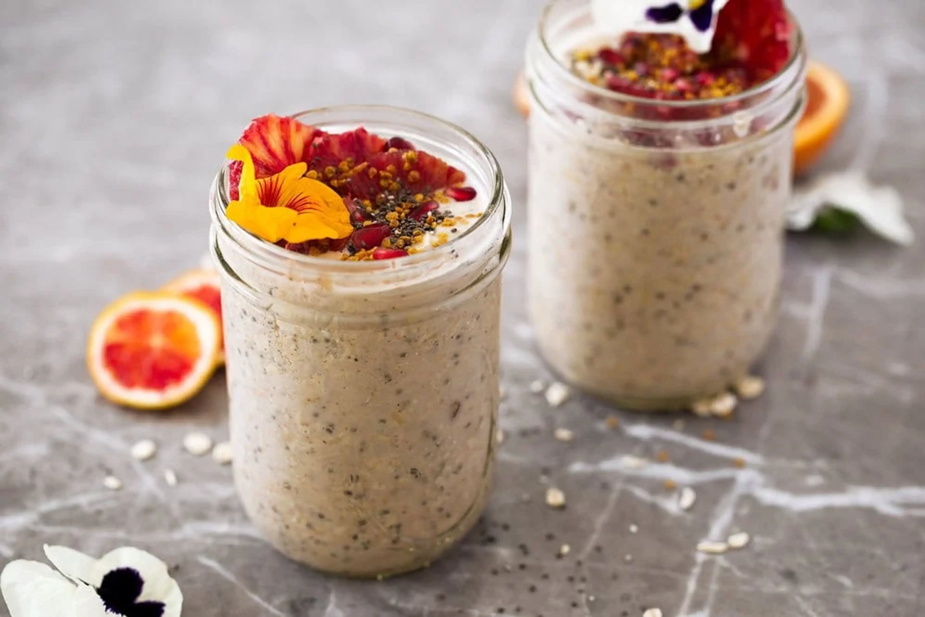 Almond Butter Overnight Oats