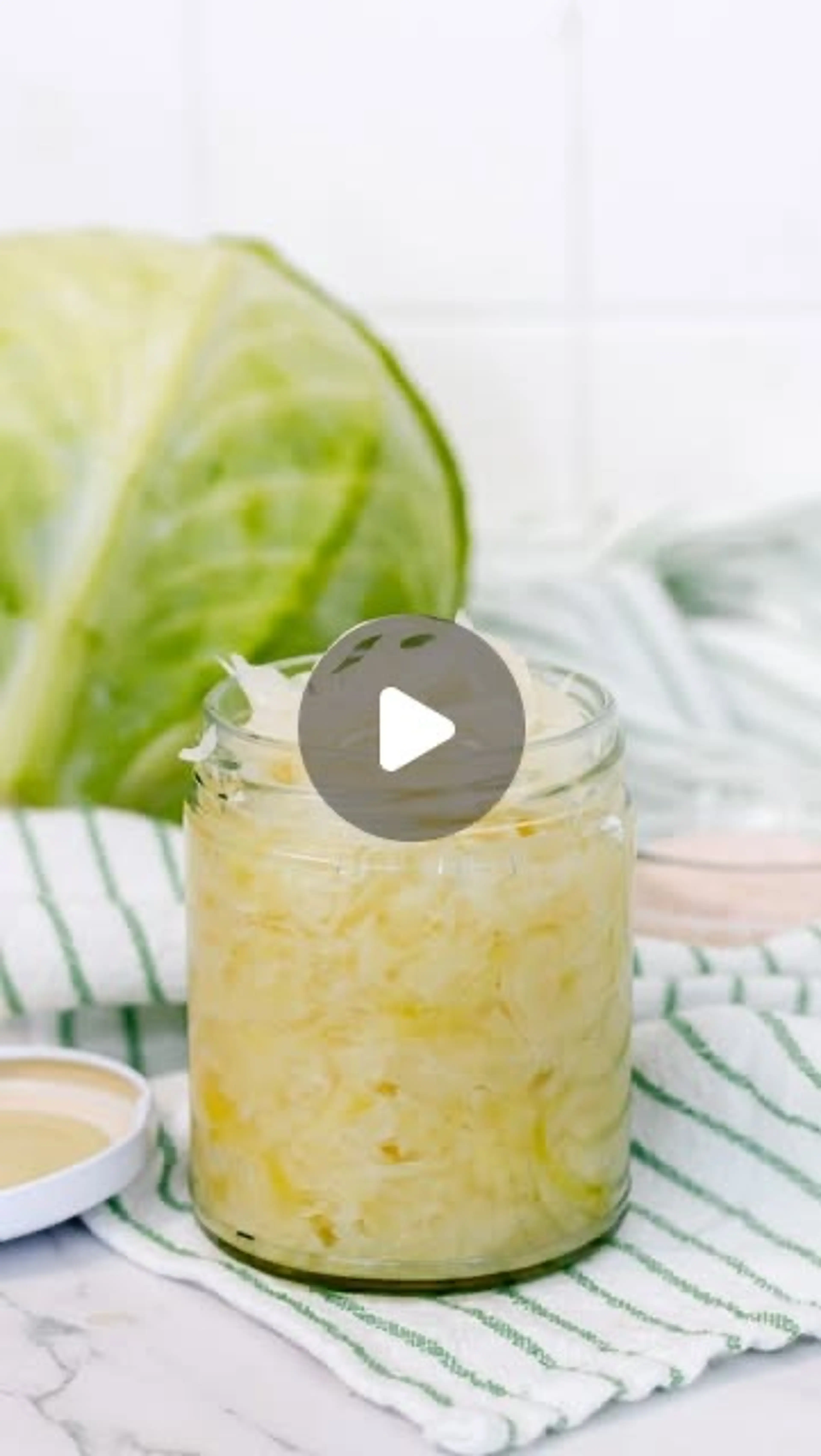 2-ingredient Probiotic Sauerkraut