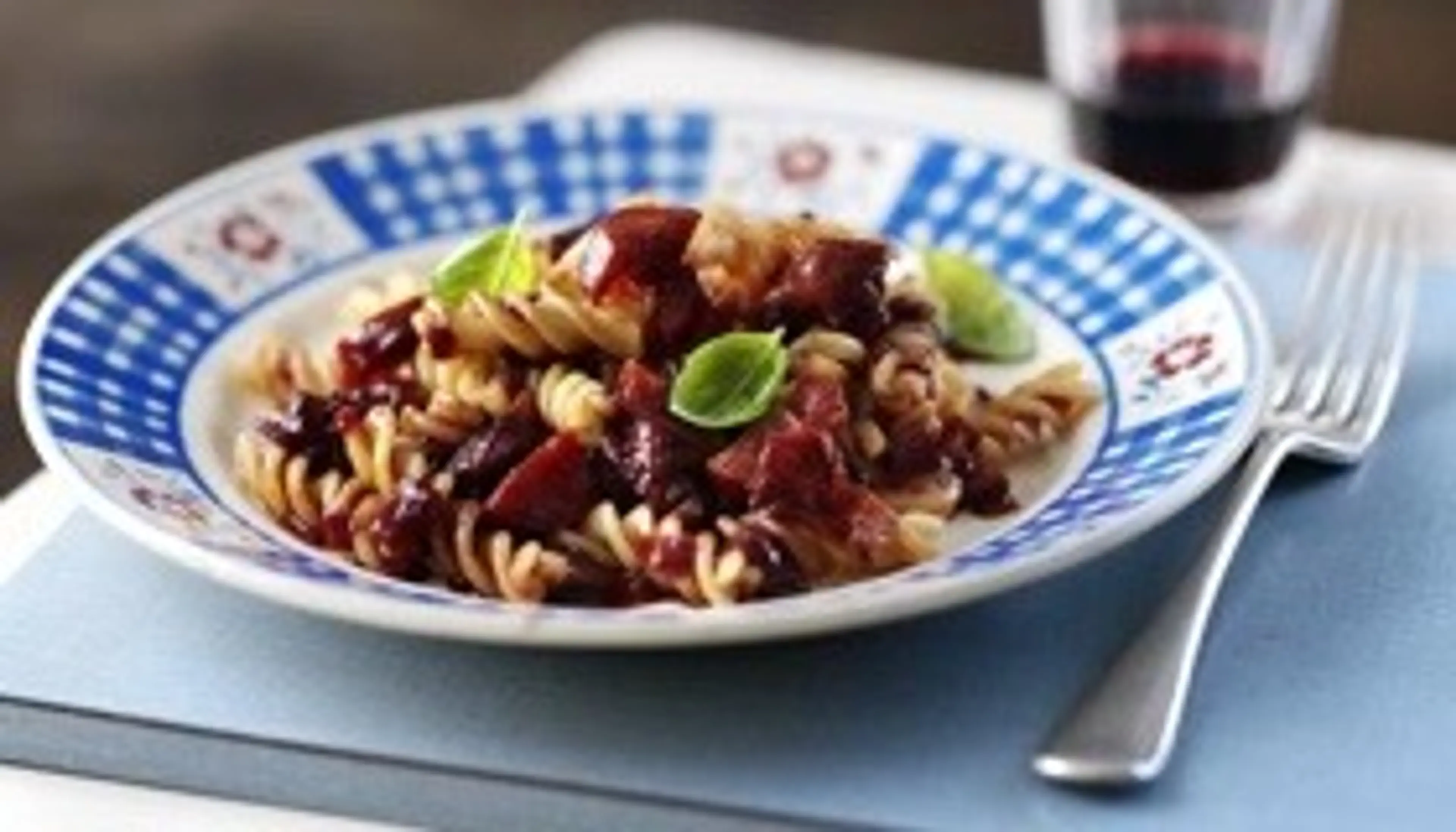 Spicy chorizo pasta