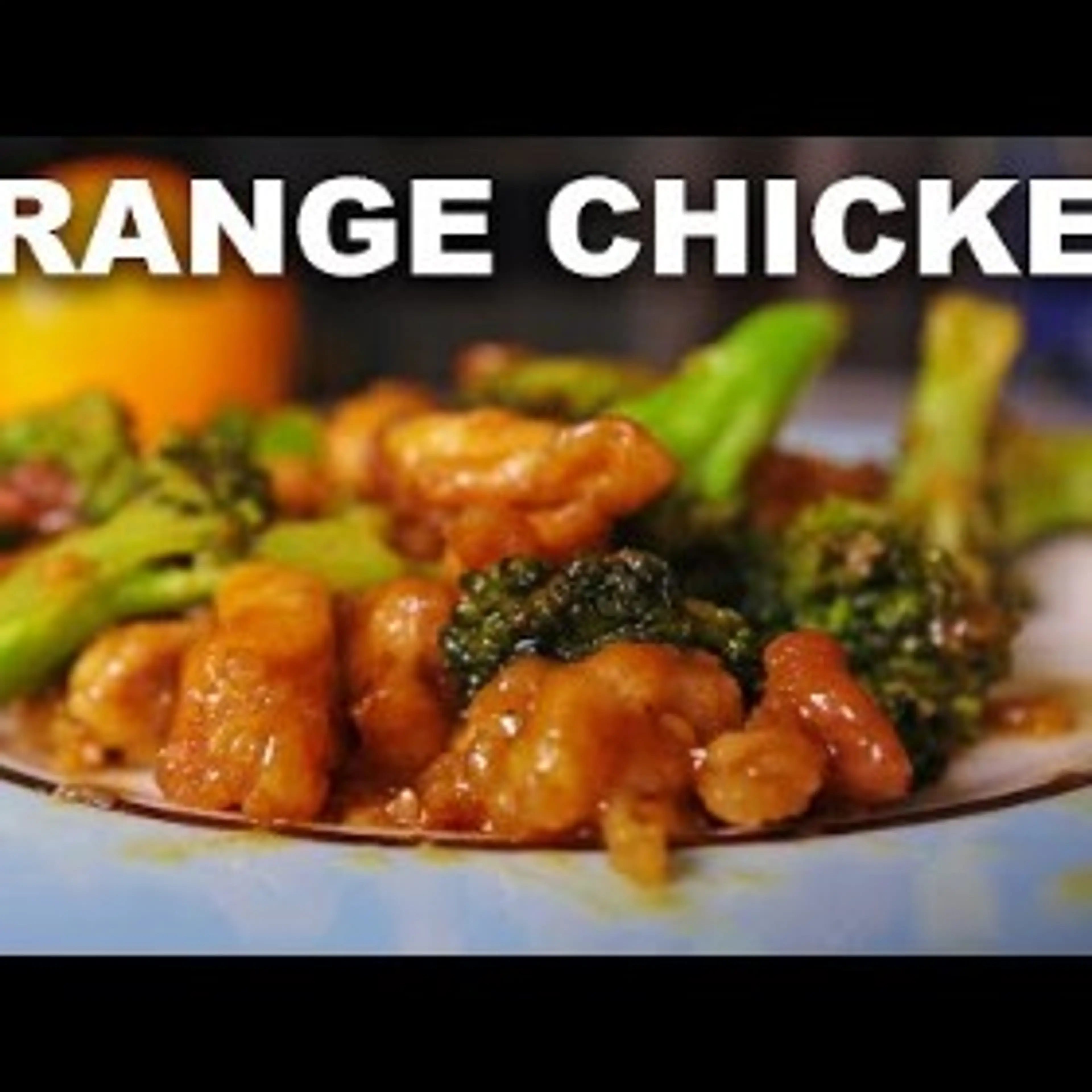 No-Fry Mall Food Orange Chicken