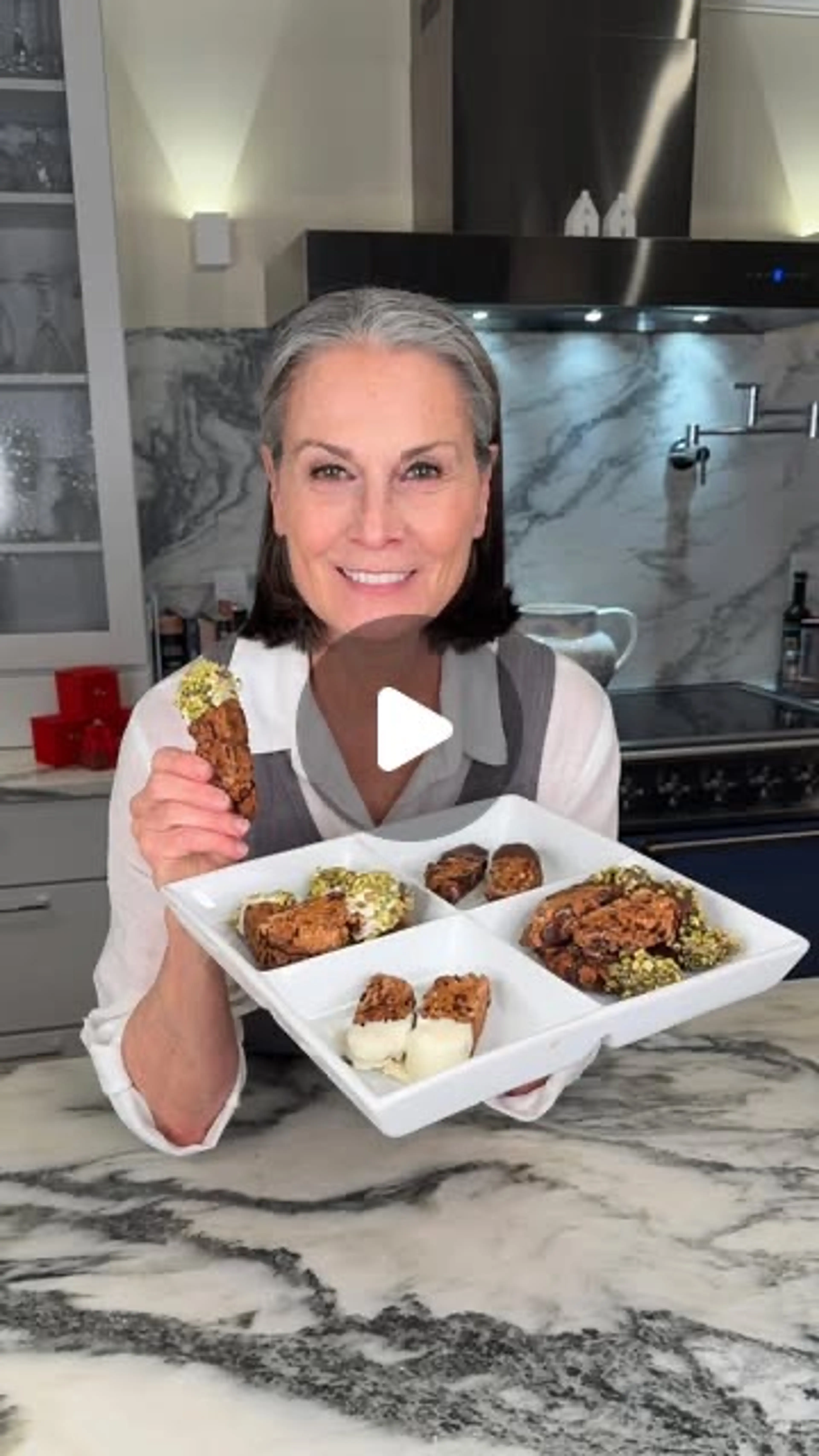 Pistachio and Dried Cranberry Biscotti