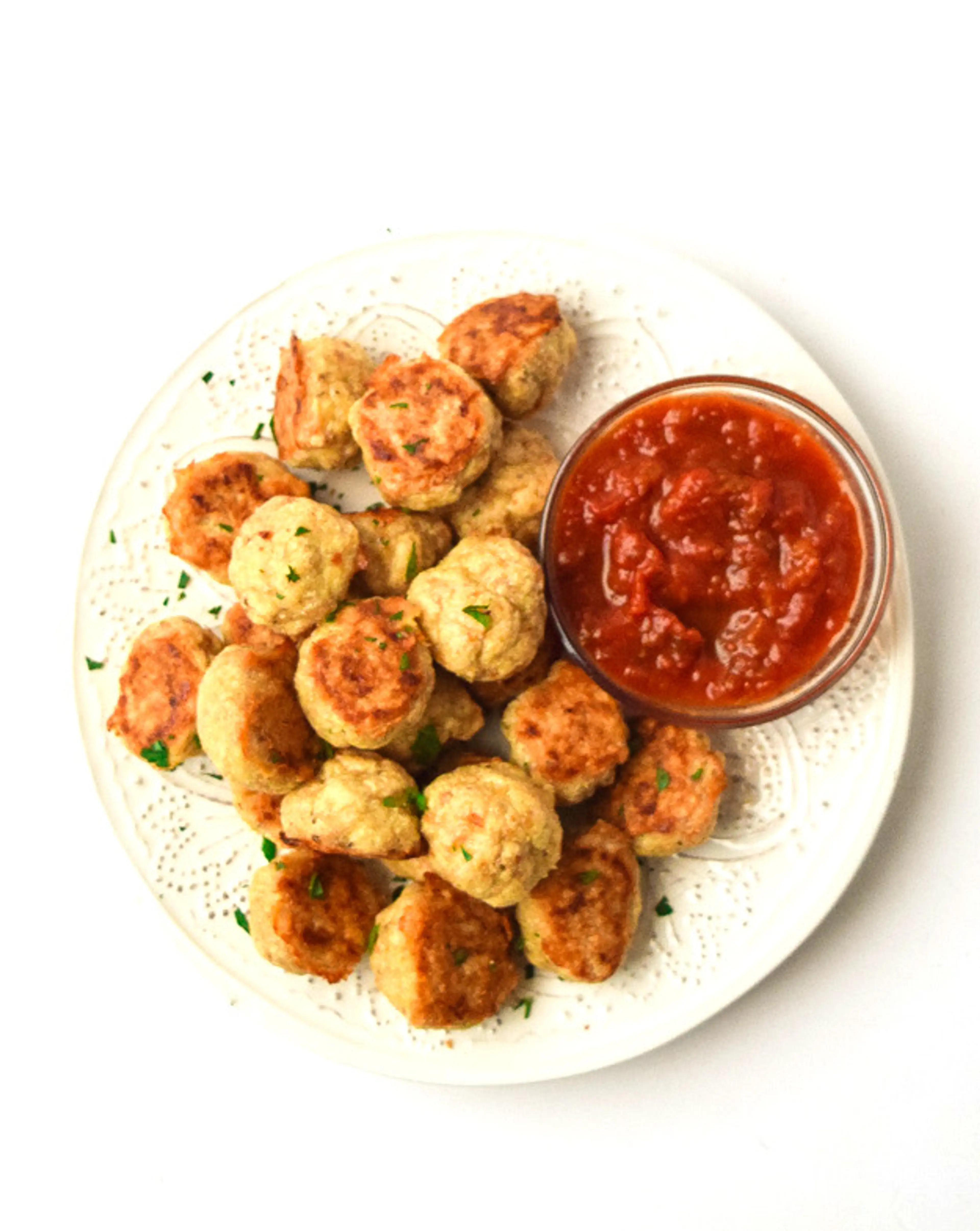 Baked Chicken Meatballs (Gluten Free Whole30)
