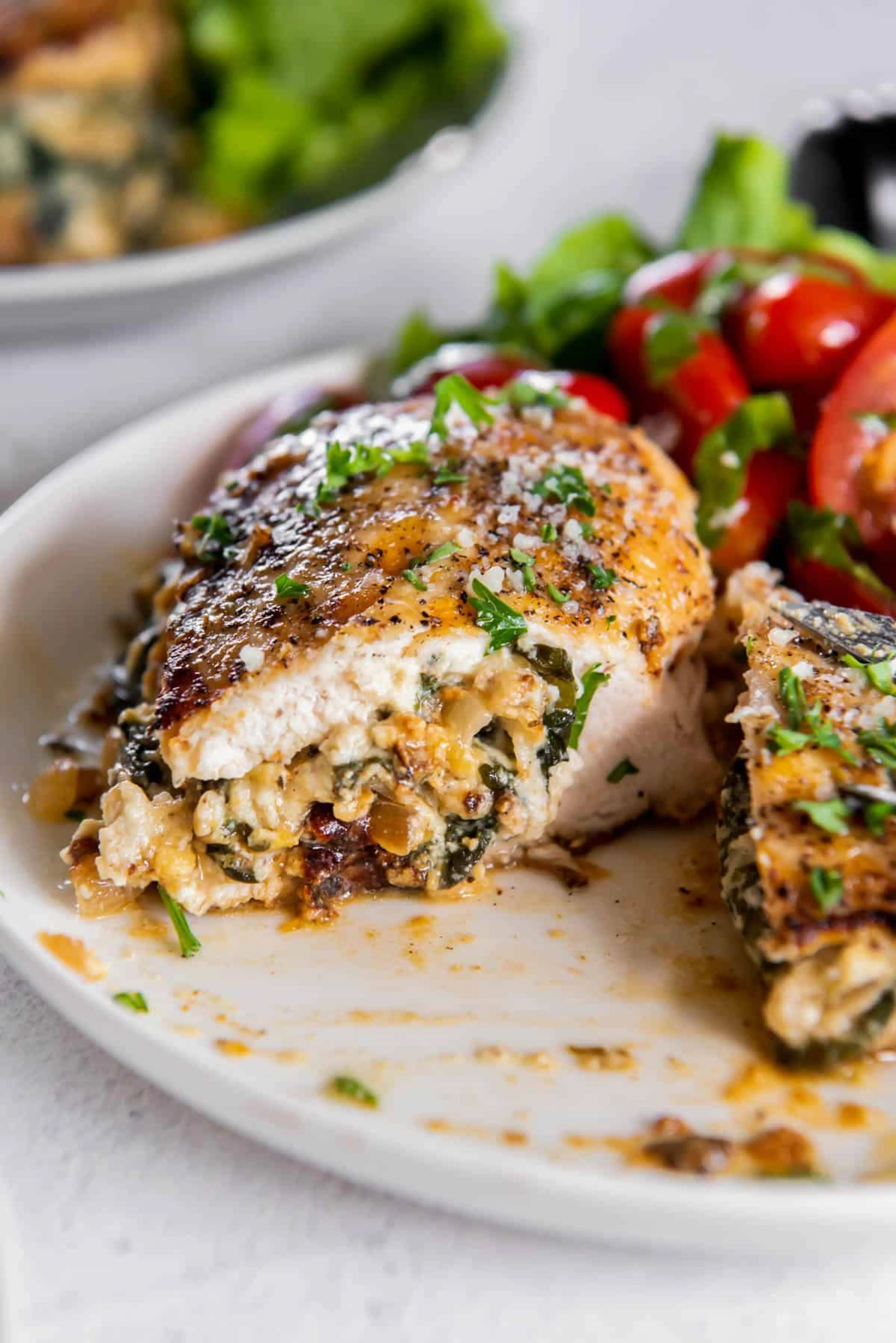 Spinach Ricotta Stuffed Chicken
