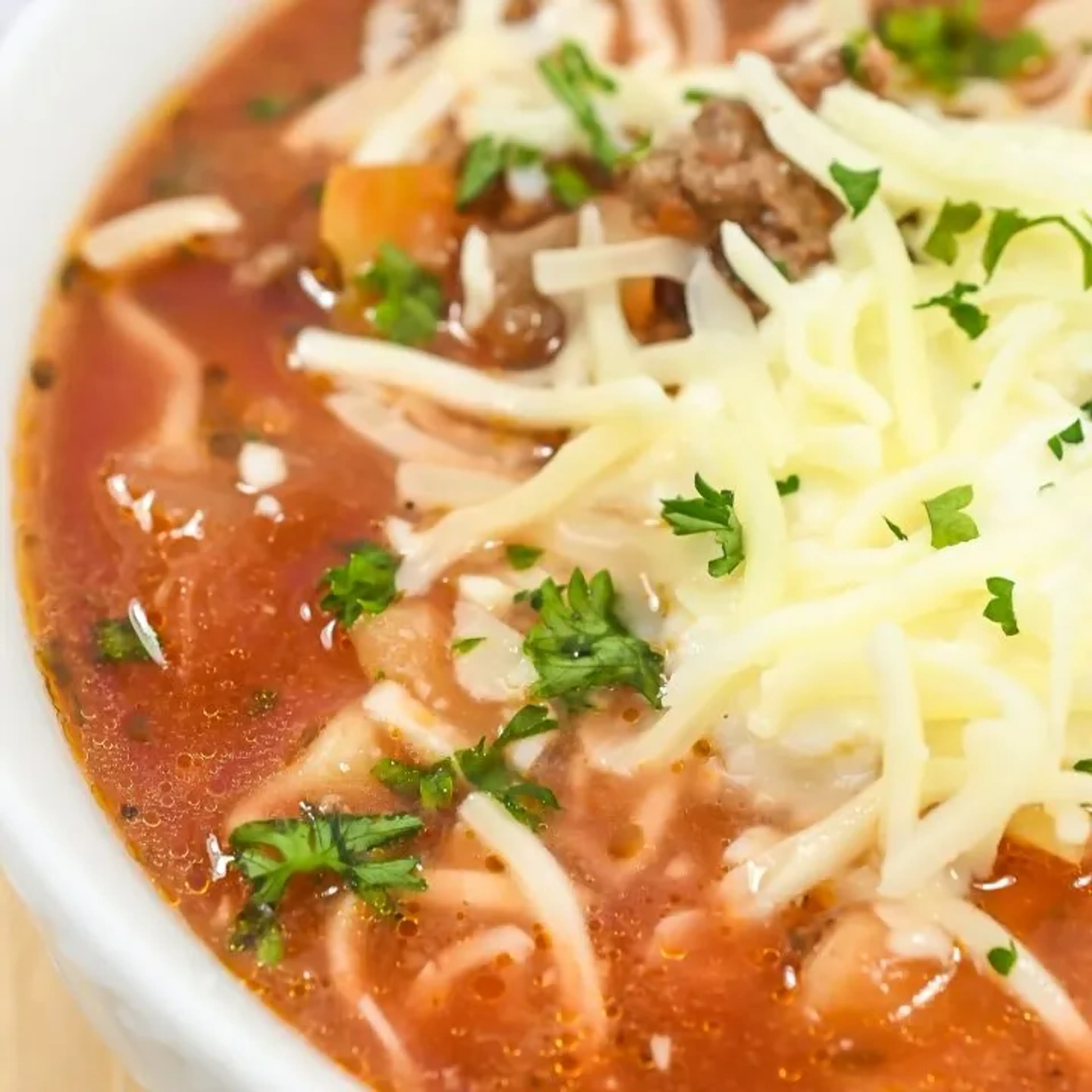 Slow Cooker Lasagna Soup