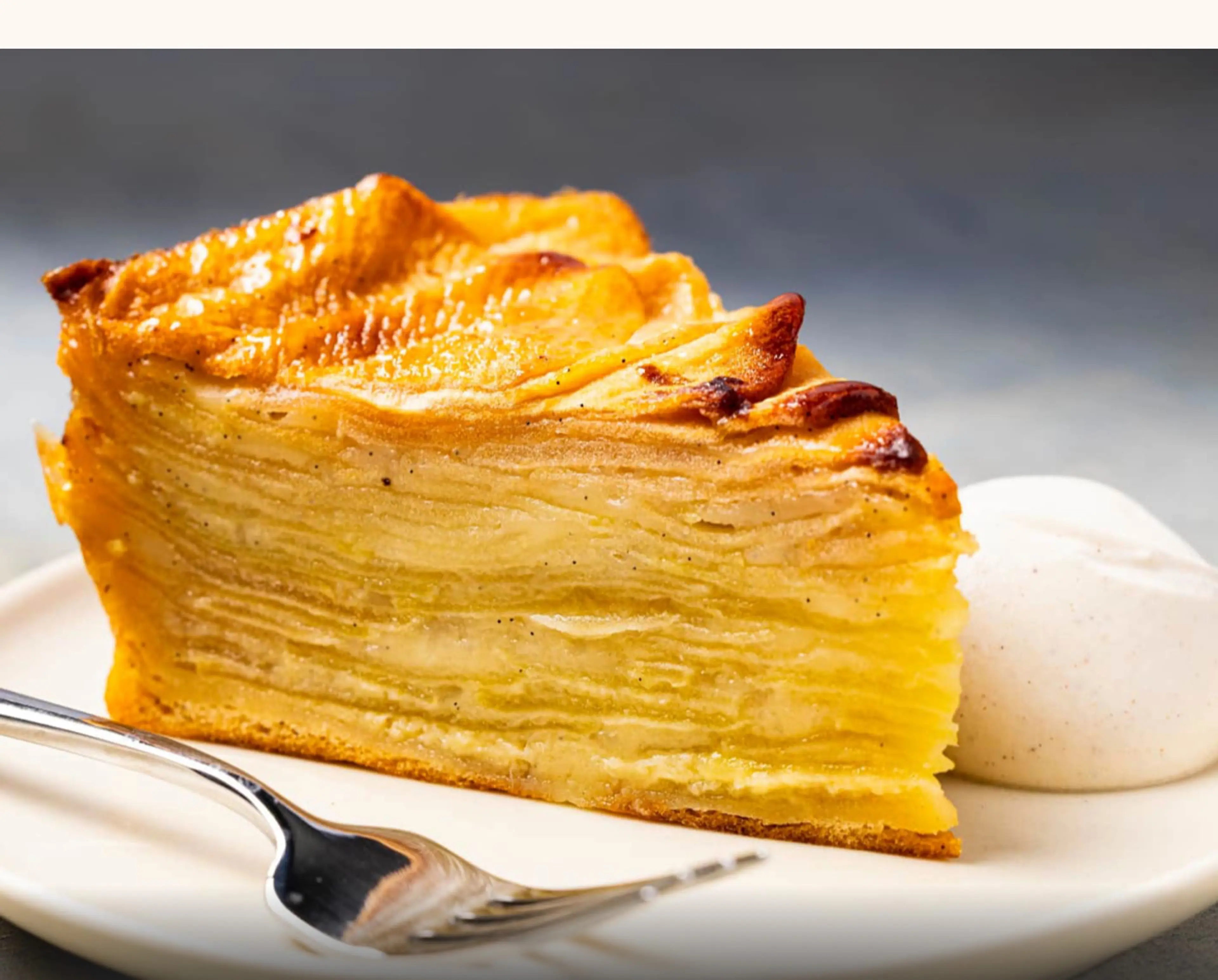 Gâteau Invisible with Brown Sugar–Cinnamon Whipped Cream