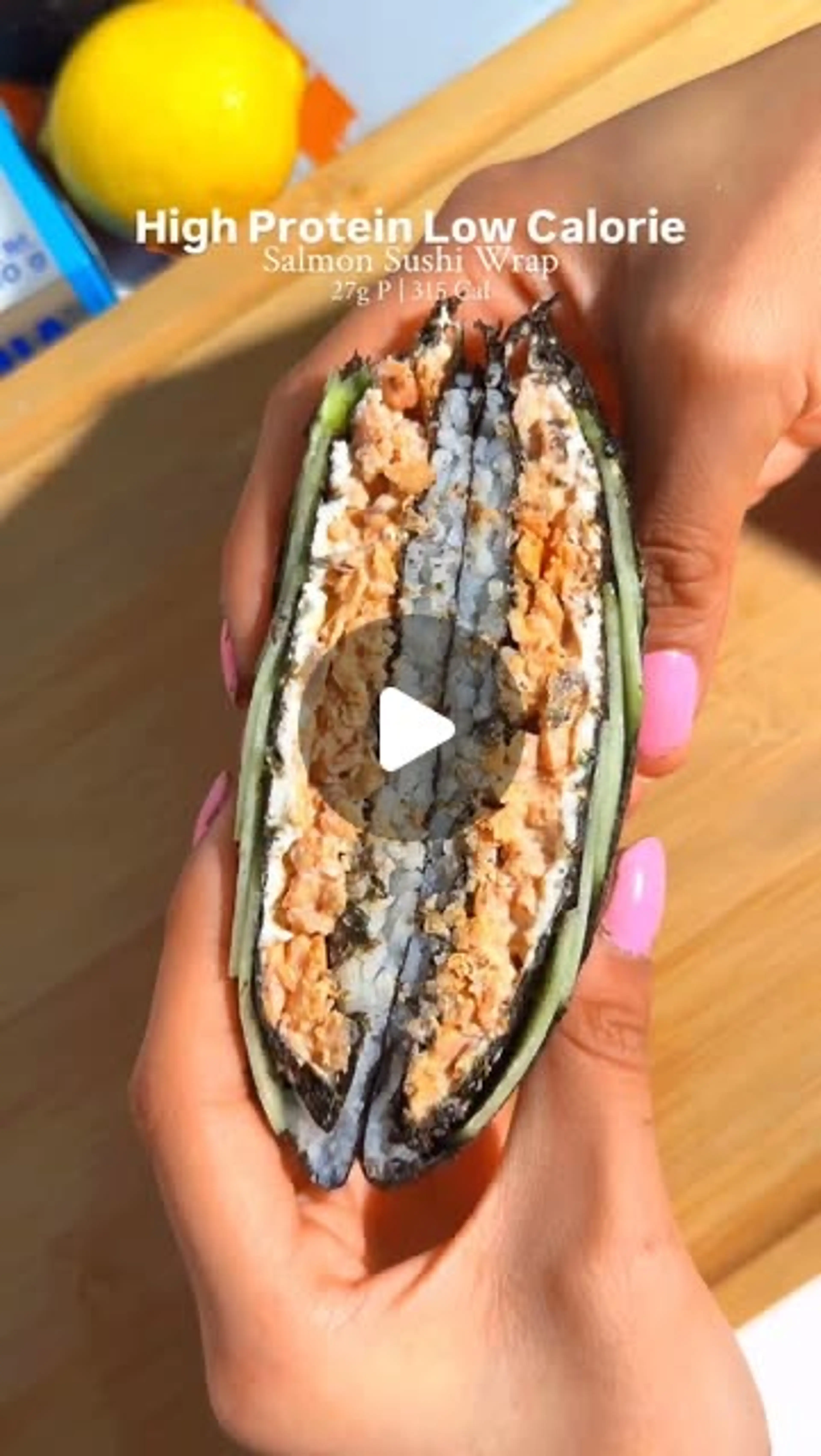 Salmon Sushi Wrap