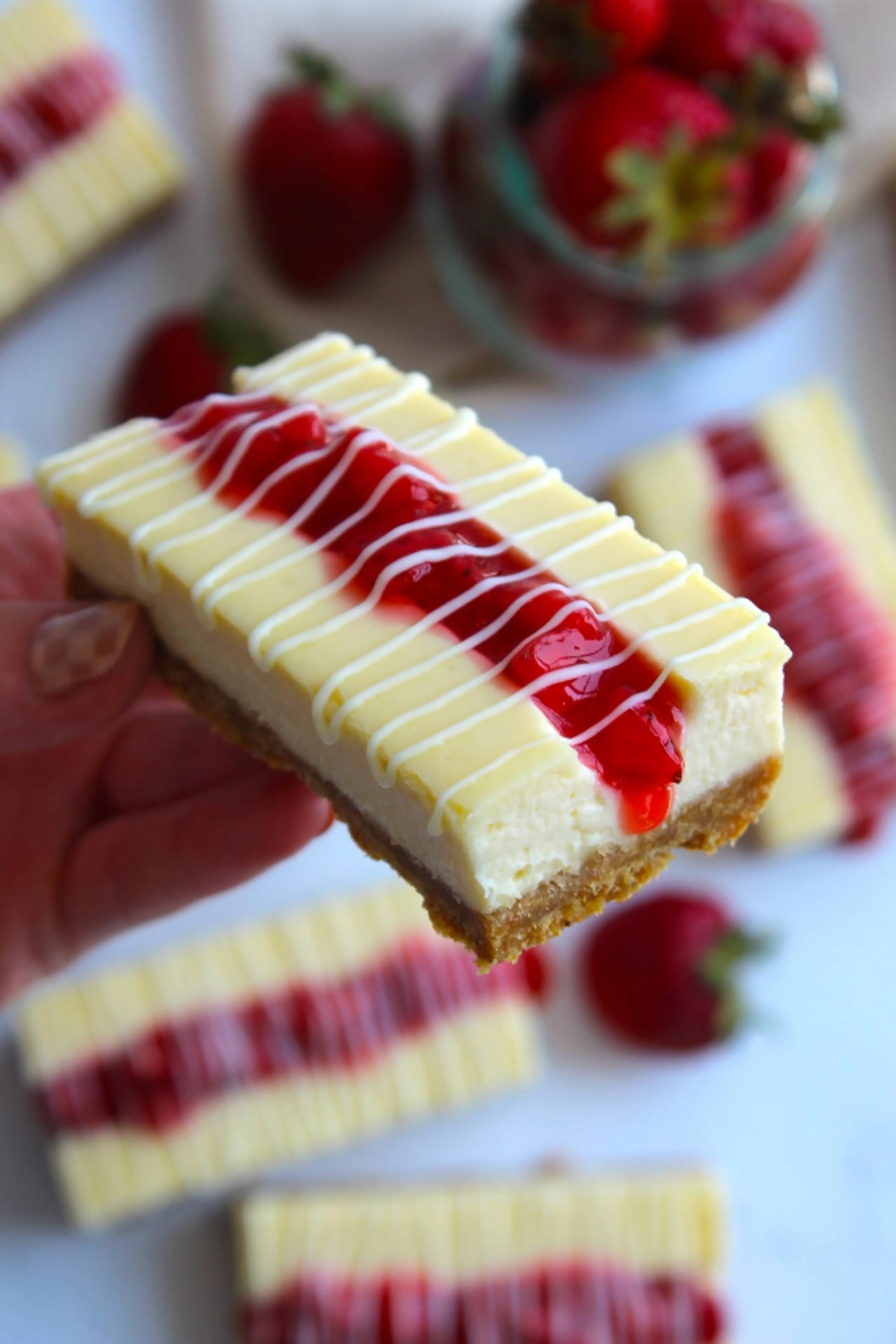 Strawberry Cheesecake Bars