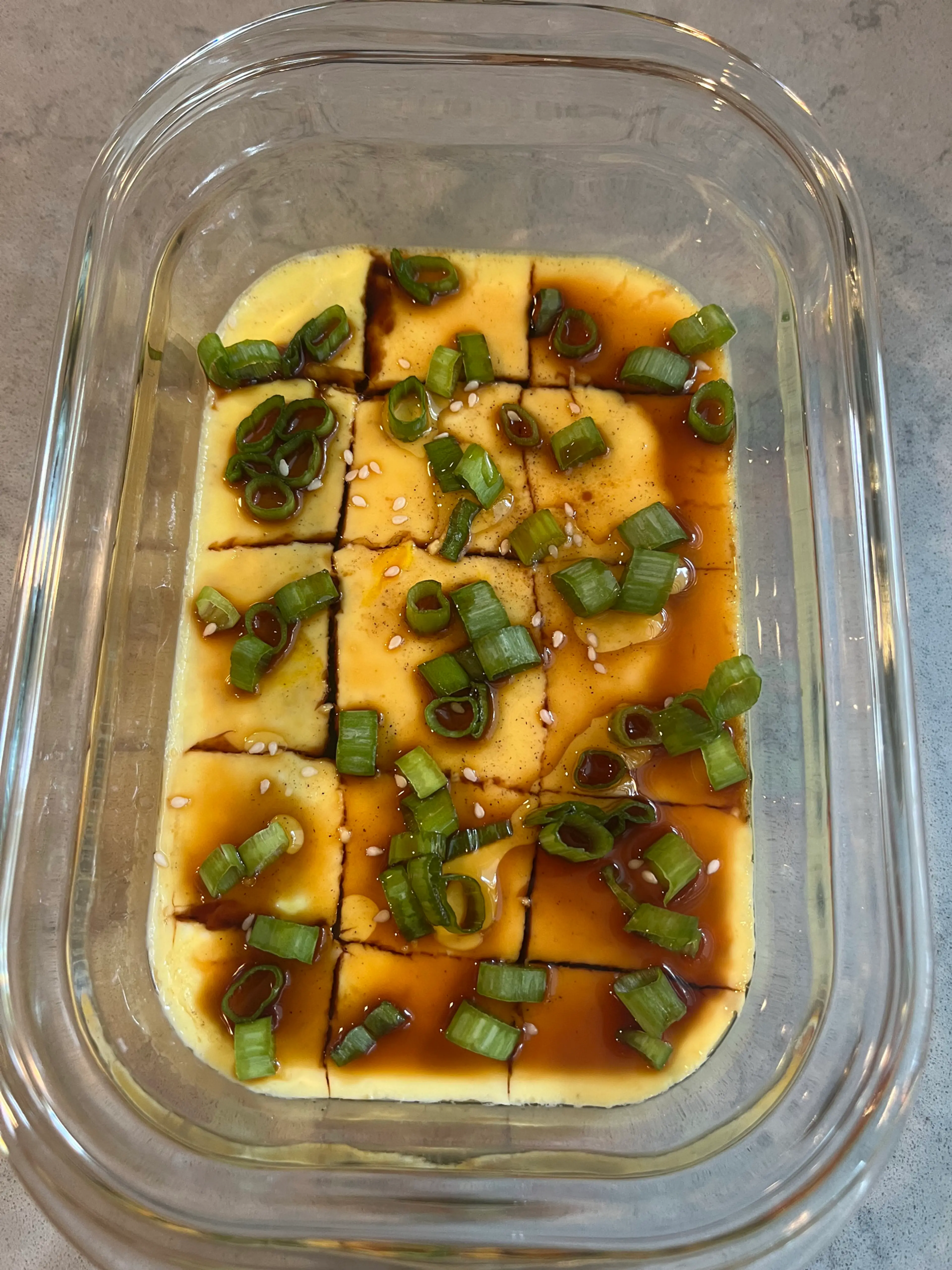 Microwave Custard Eggs