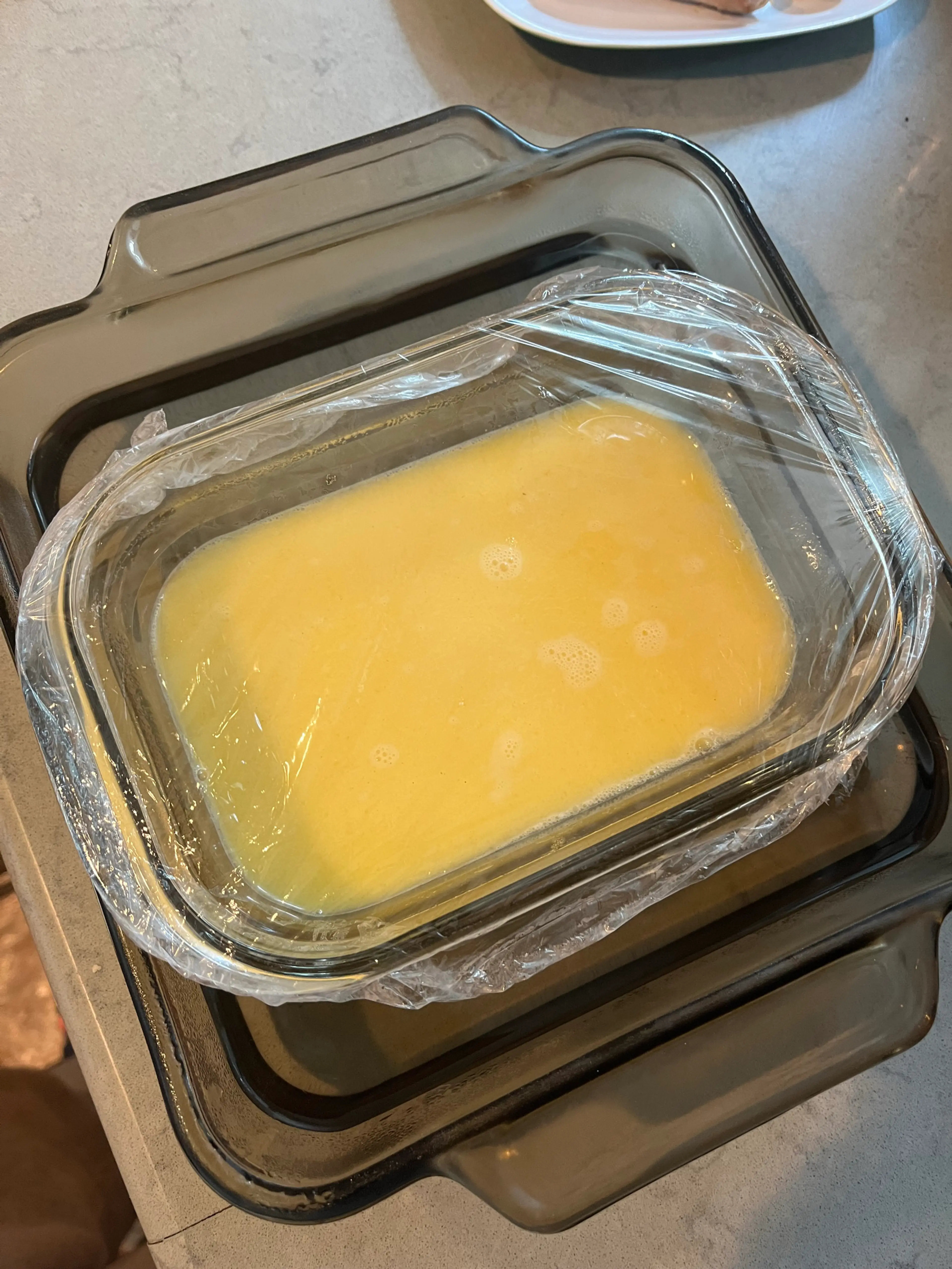 Microwave Custard Eggs