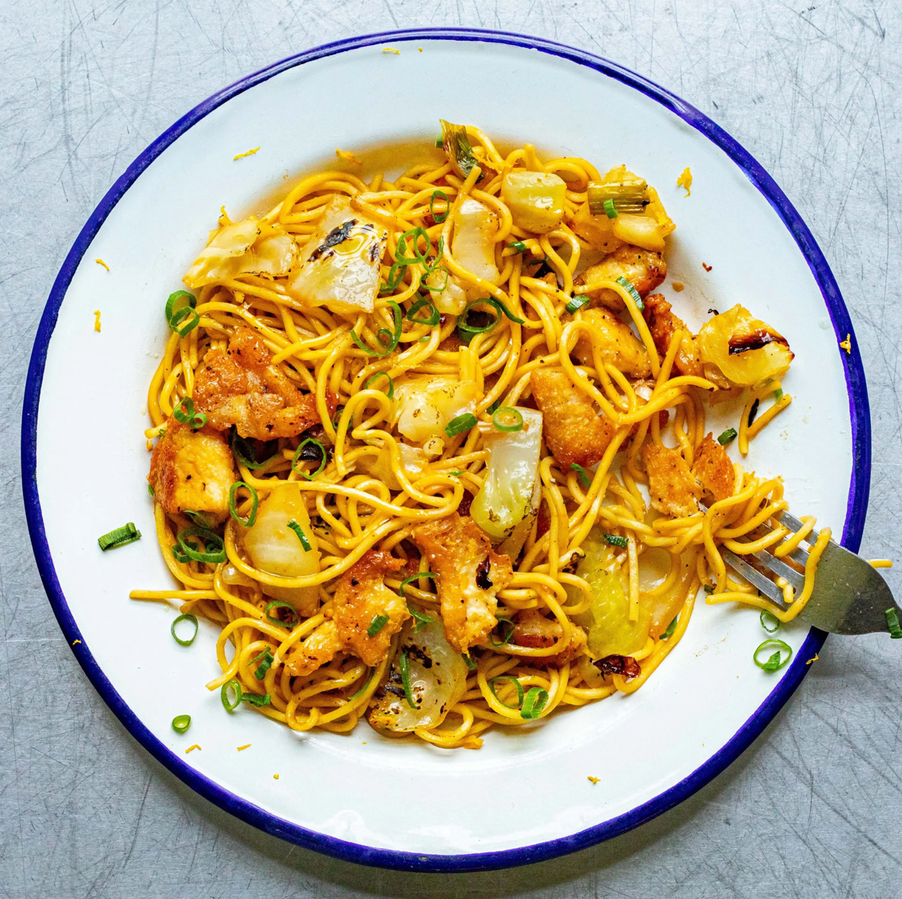 Traybake Orange Chicken Noodles