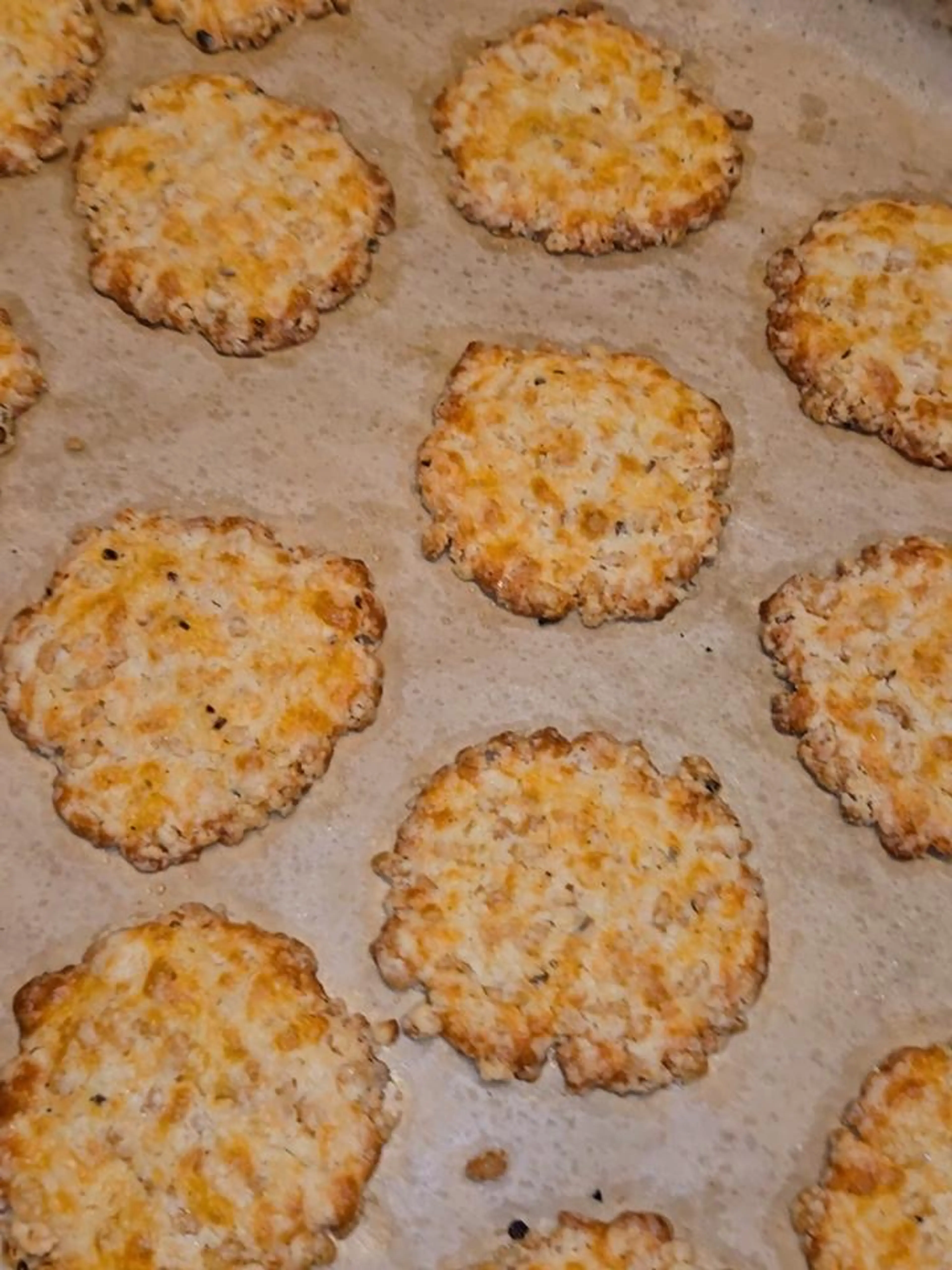 Cheesy Krispy Crackers