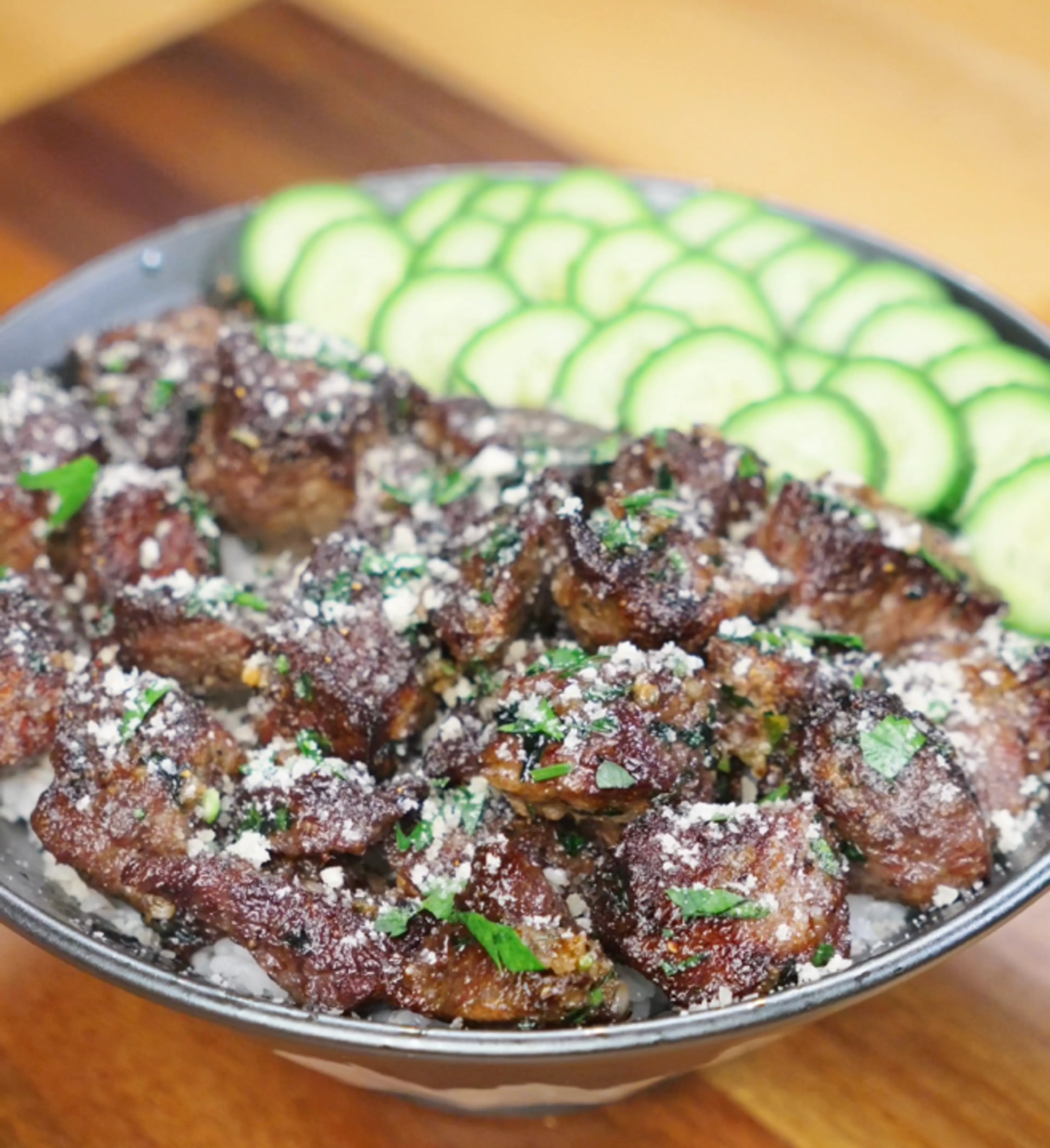 Garlic Steak Bites