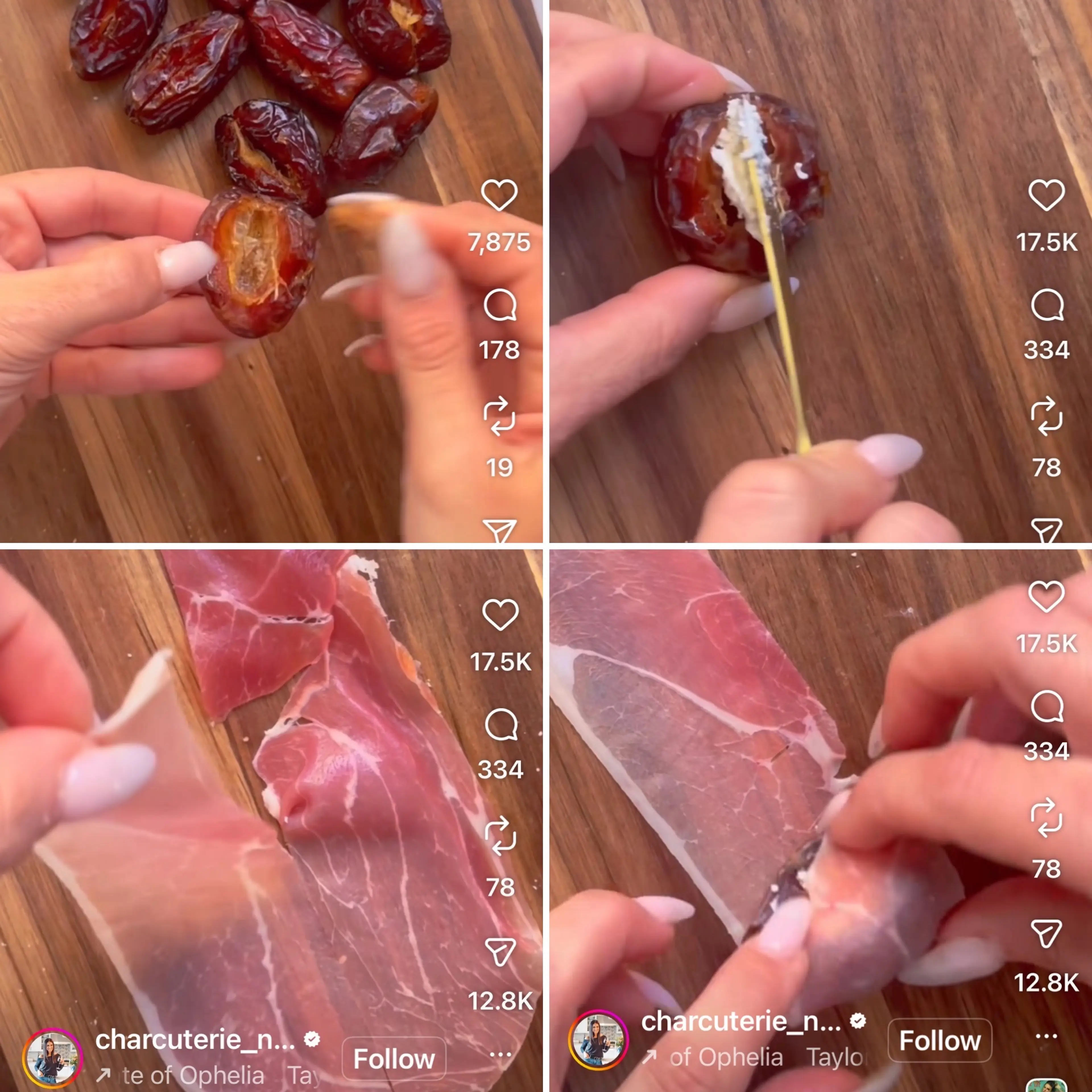 Goat Cheese Stuffed Dates