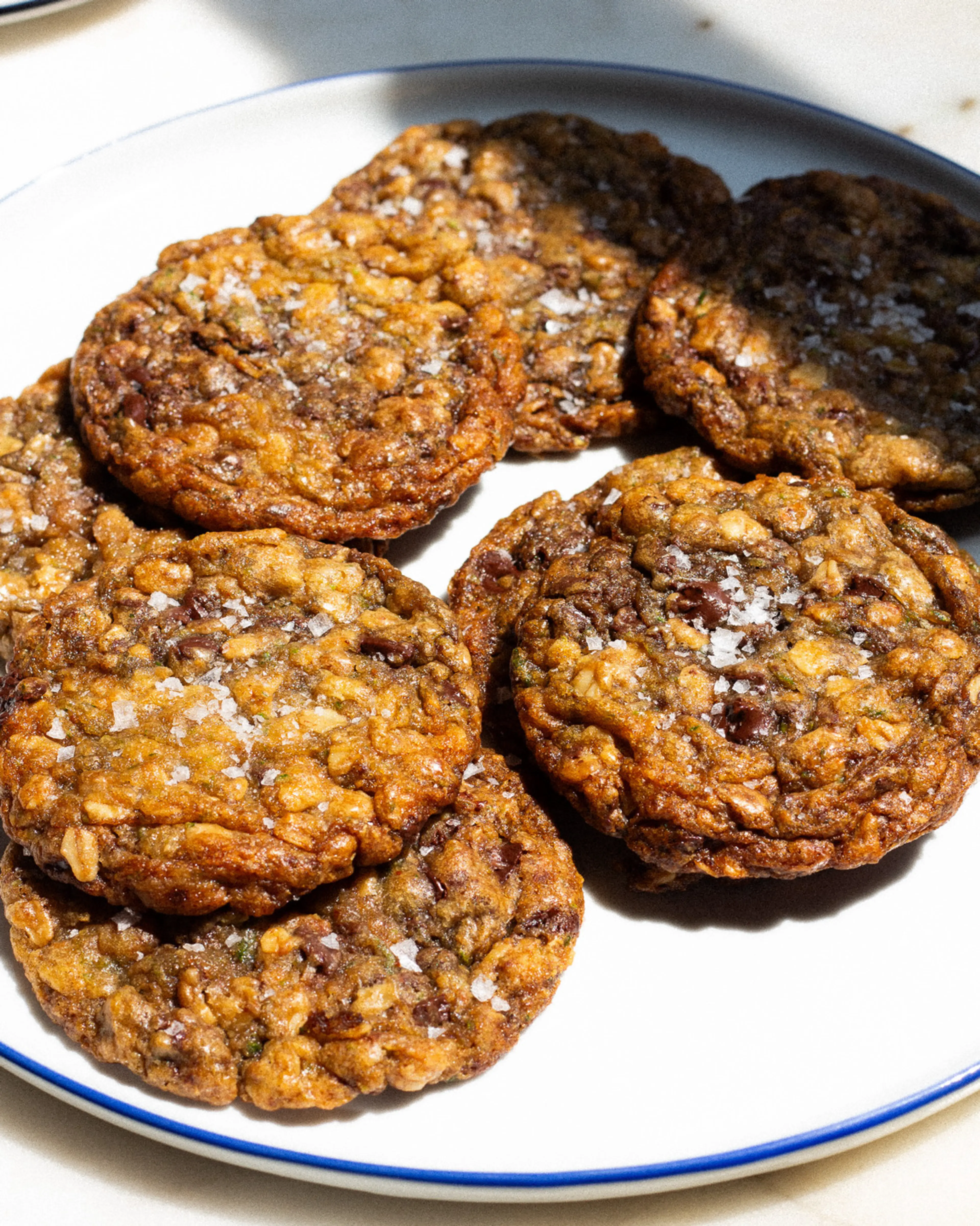 Sticky Oaty Zucchini Cookies