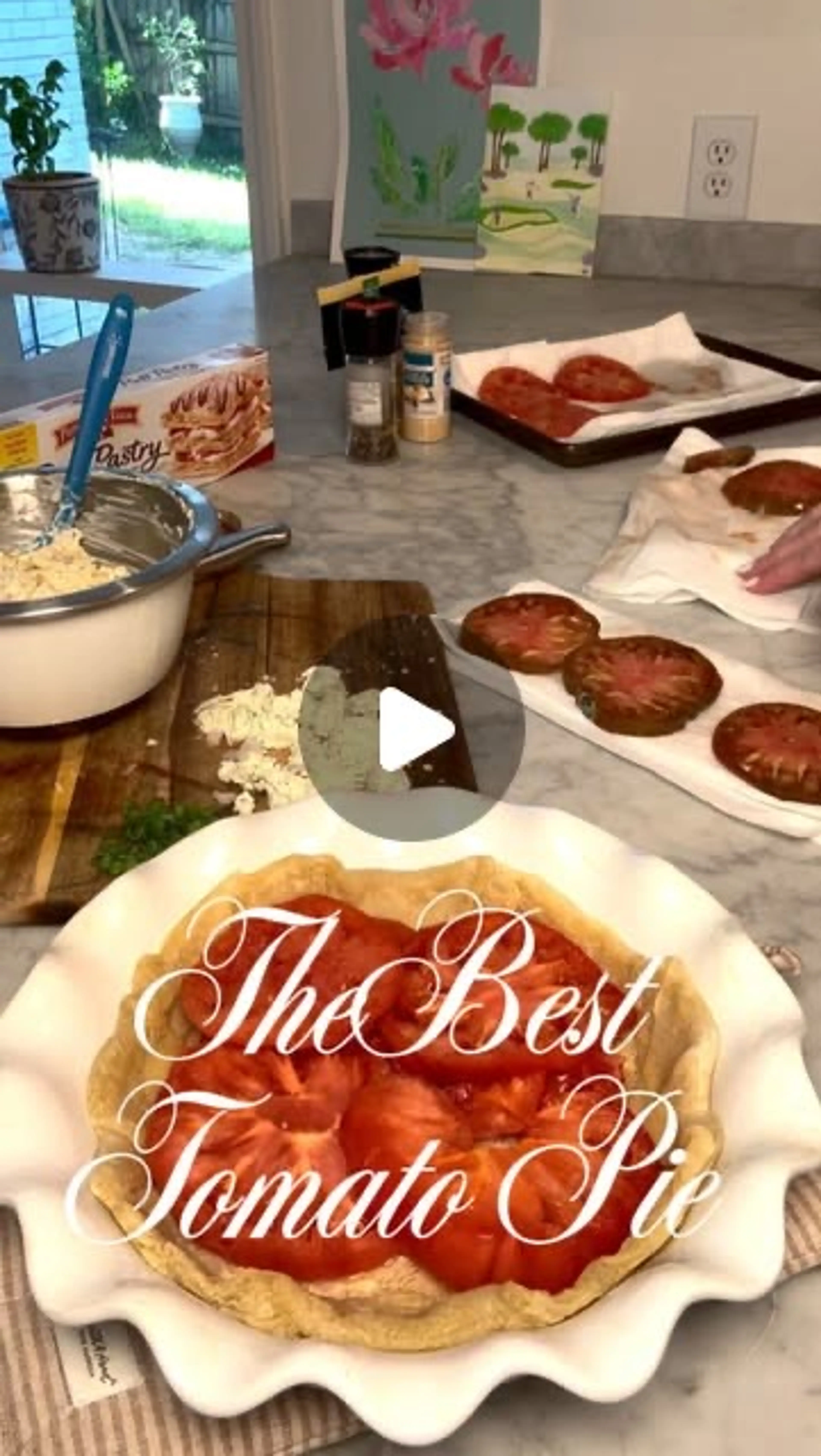 The Best Tomato Pie I’ve Ever Made