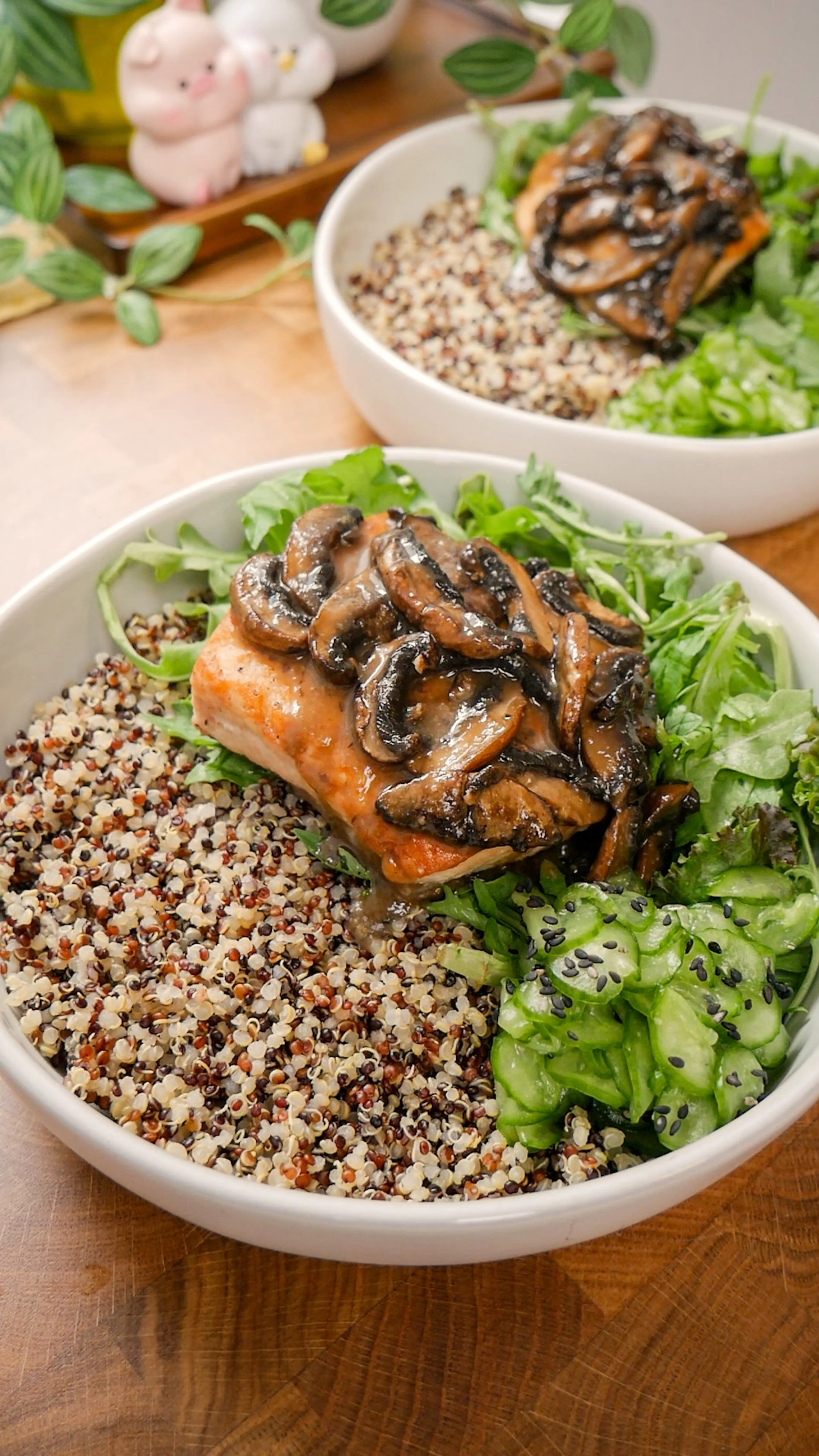 30-Minute Miso Salmon Quinoa Bowl Recipe