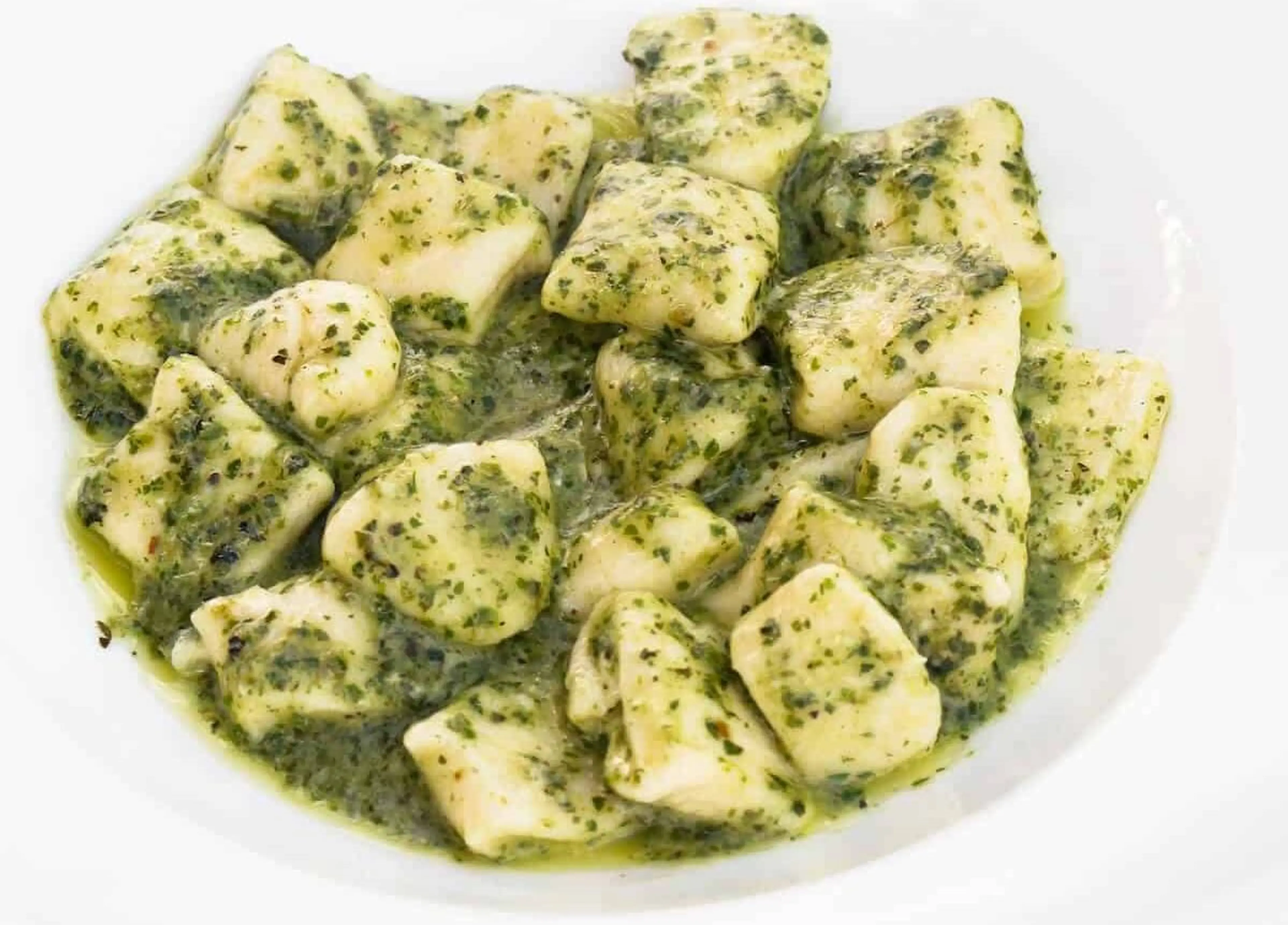 Ricotta Gnocchi with Green Garlic Pesto